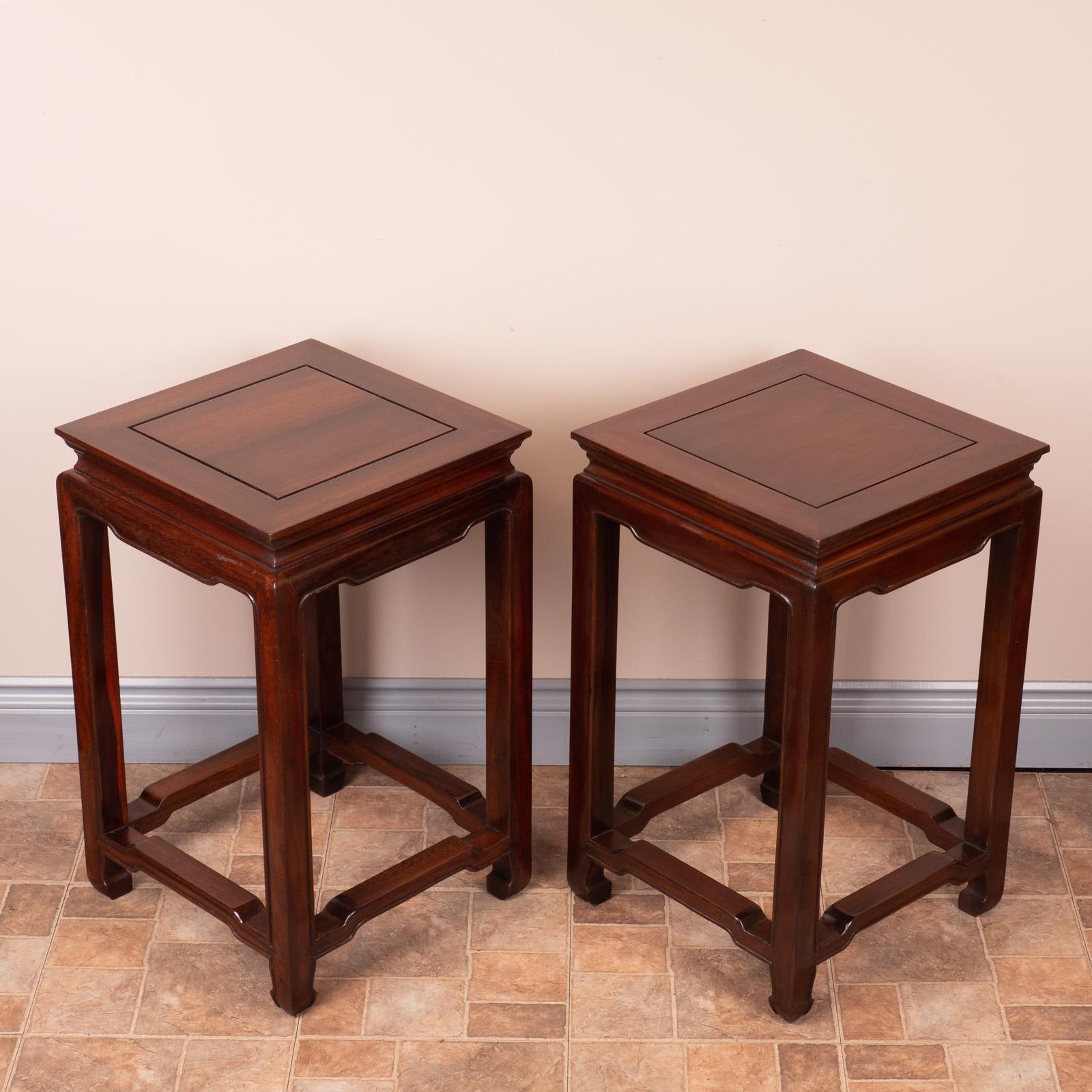 Elegant Pair of Chinese Table Stands (1 of 15) Elegant Pair of Chinese Table Stands (1 of 15)