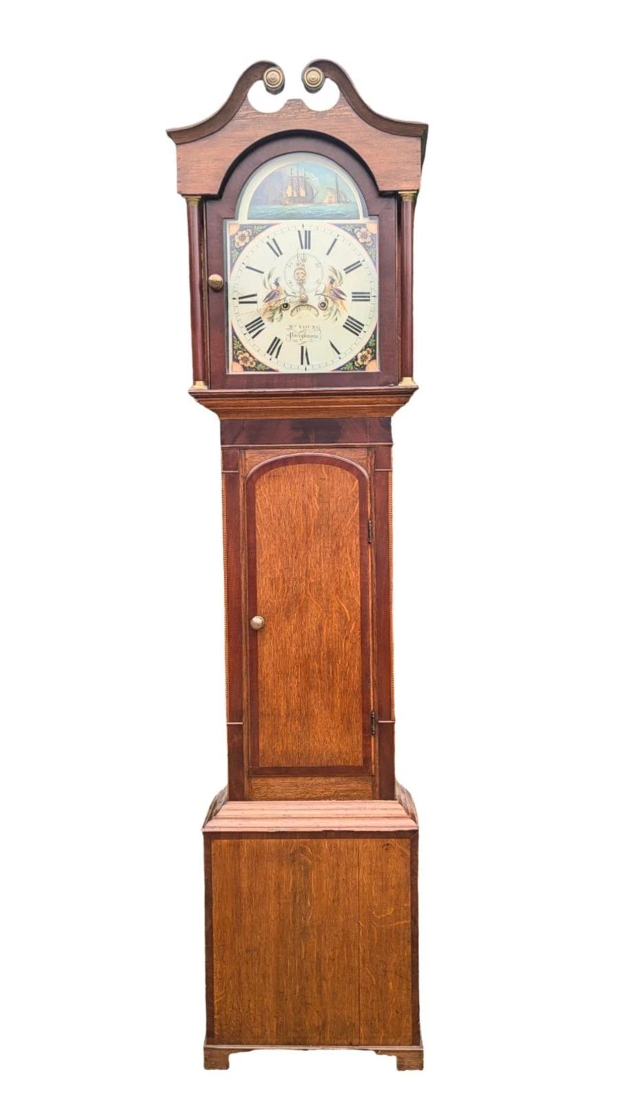 Irish Oak Longcase Clock Portglenone William Young (1 of 13) Irish Oak Longcase Clock Portglenone William Young (1 of 13)