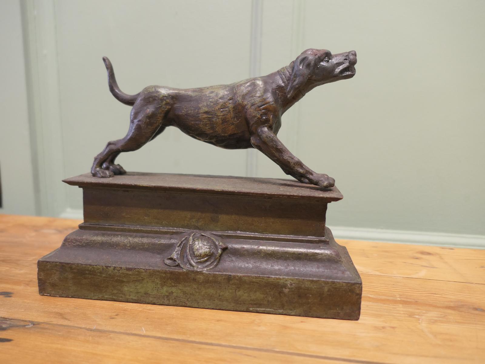 French Fireside Hunting Dog Statue (1 of 6)