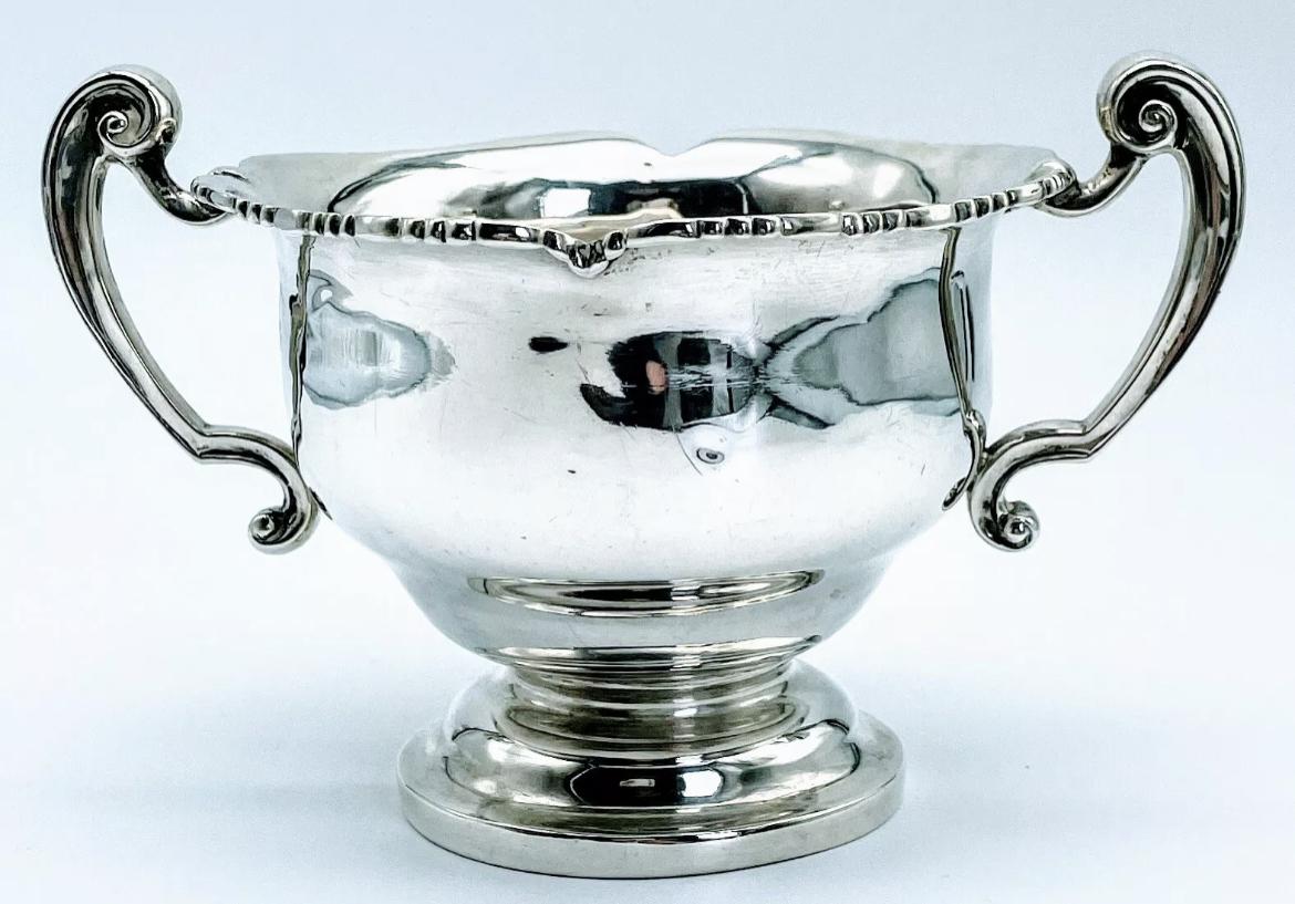 Antique West & Sons Irish Dublin Solid Silver Sugar Bowl c.1886 (1 of 6) Antique West & Sons Irish Dublin Solid Silver Sugar Bowl c.1886 (1 of 6)