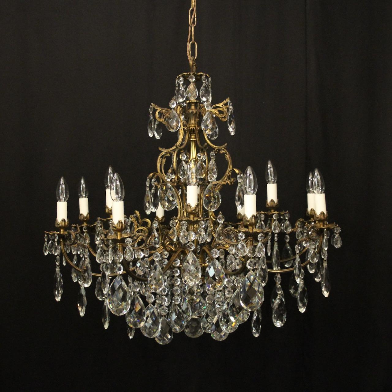 French Gilded 12 Light Tiered Antique Chandelier (1 of 10) French Gilded 12 Light Tiered Antique Chandelier (1 of 10)