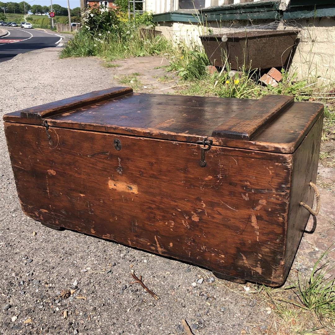 Antique Wooden Box Case from Victorian Factory (1 of 10)
