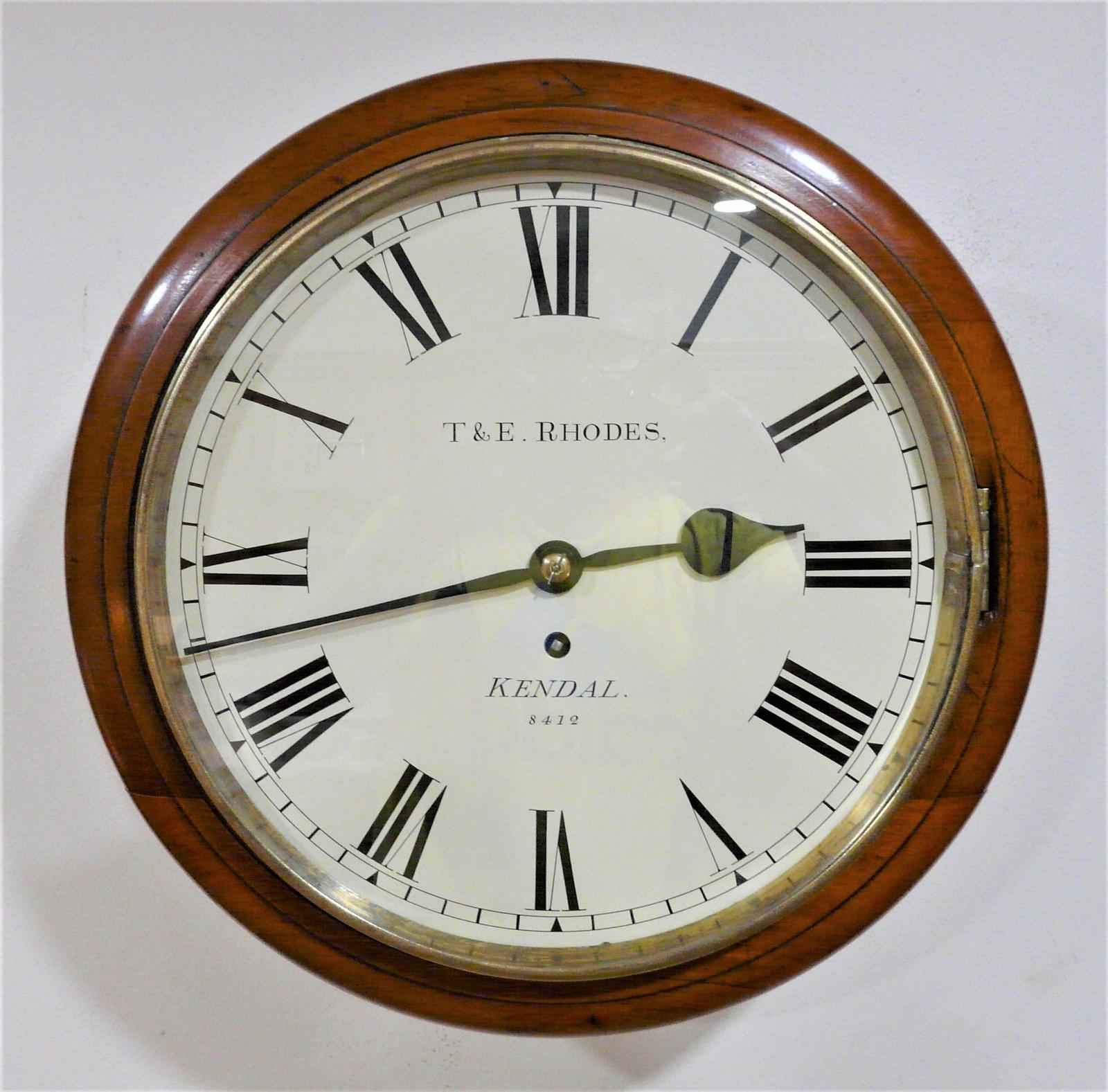 Fabulous 12” English Fusee Dial Timepiece by Thomas & Edmund Rhodes 1868 (1 of 3) Fabulous 12” English Fusee Dial Timepiece by Thomas & Edmund Rhodes 1868 (1 of 3)