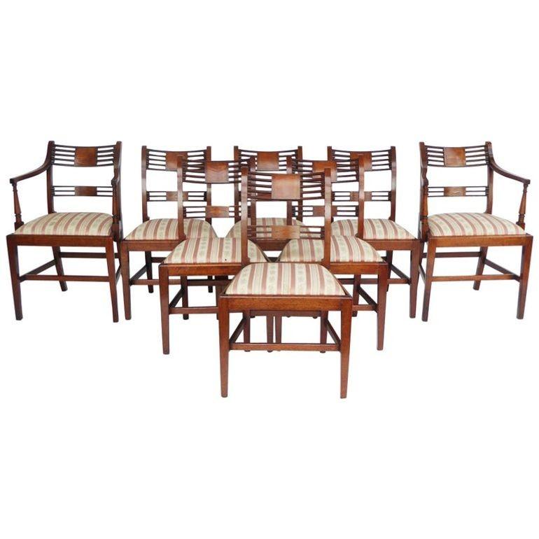 Set of 8 George III Mahogany Dining Chairs (1 of 6) Set of 8 George III Mahogany Dining Chairs (1 of 6)