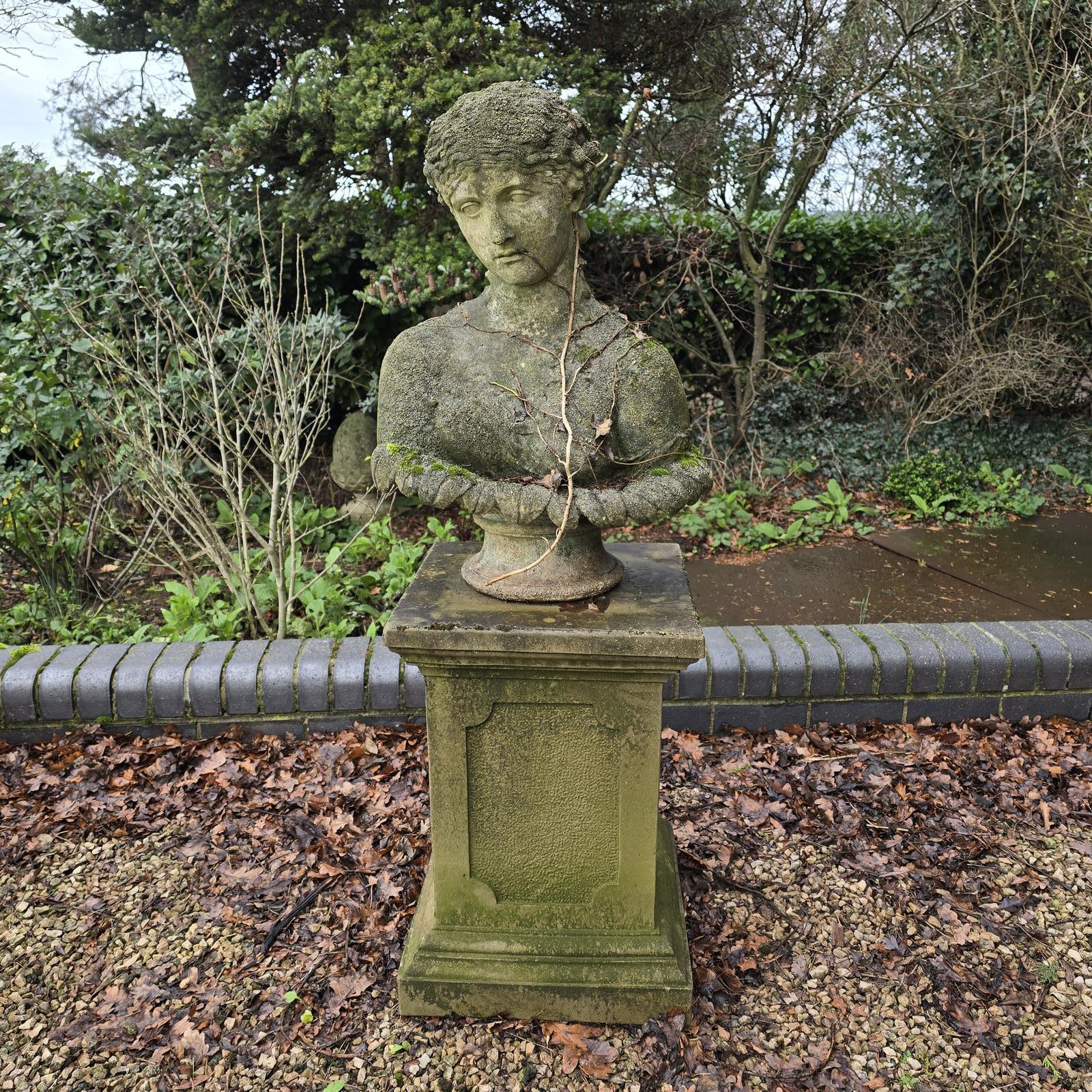 Large Well Weathered Bust of Isis (1 of 6) Large Well Weathered Bust of Isis (1 of 6)