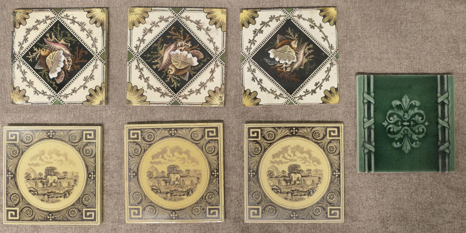 A Collection of Victorian Ceramic Tiles (1 of 6)