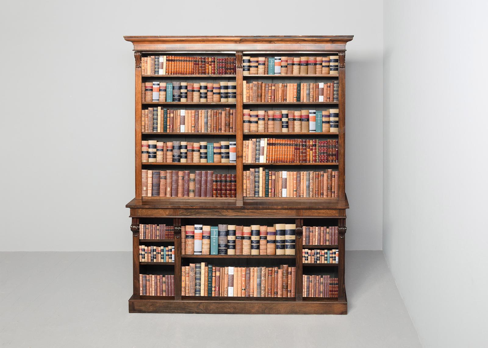 William IV Rosewood Open Bookcase (1 of 11) William IV Rosewood Open Bookcase (1 of 11)