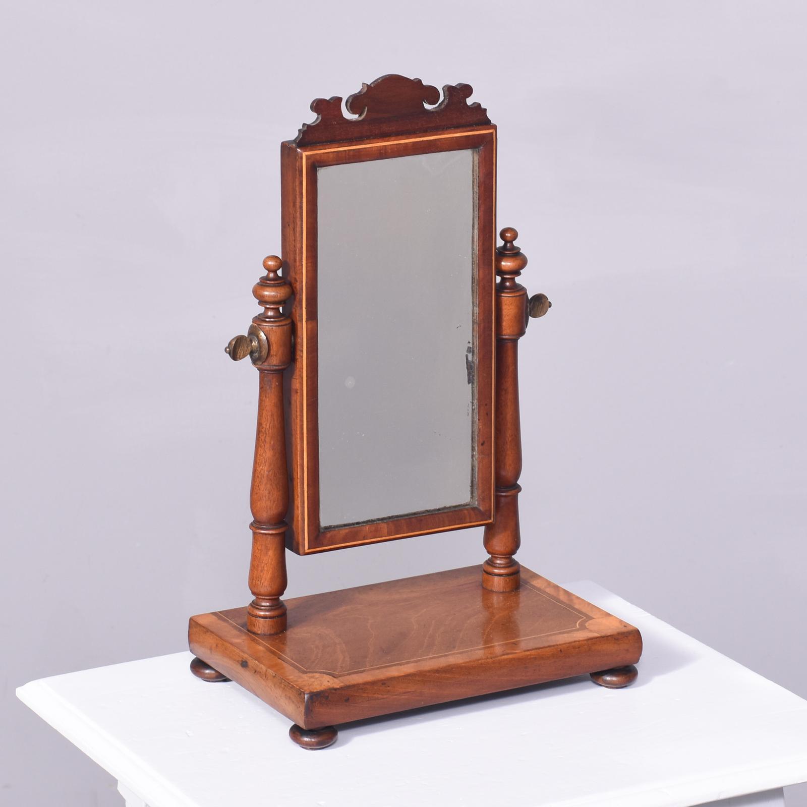 Rare, Neat-sized Inlaid Mahogany Apprentice-piece Regency Dressing Mirror (1 of 6) Rare, Neat-sized Inlaid Mahogany Apprentice-piece Regency Dressing Mirror (1 of 6)