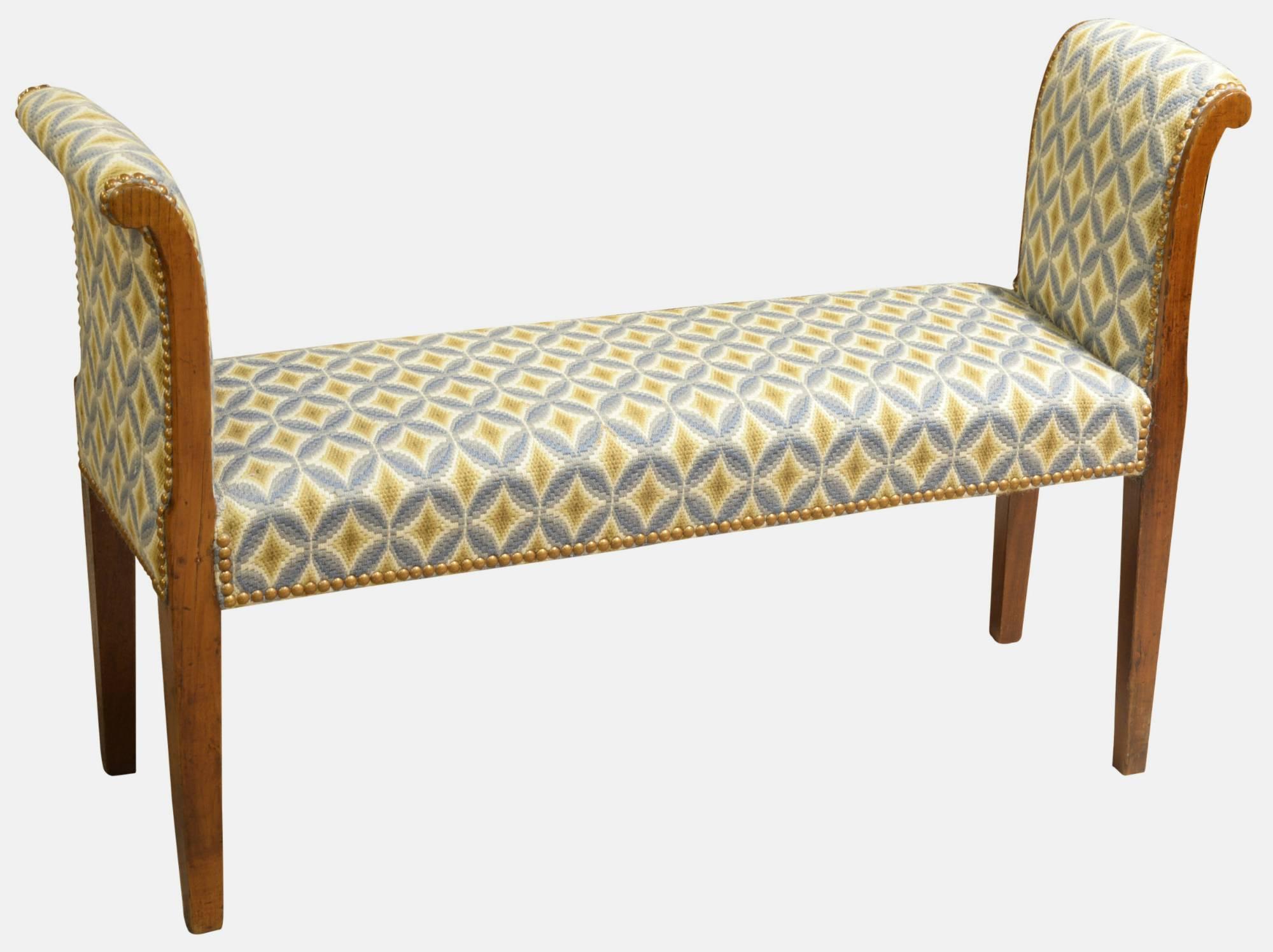 Early 19th Century French Fruitwood Stool (1 of 1) Early 19th Century French Fruitwood Stool (1 of 1)