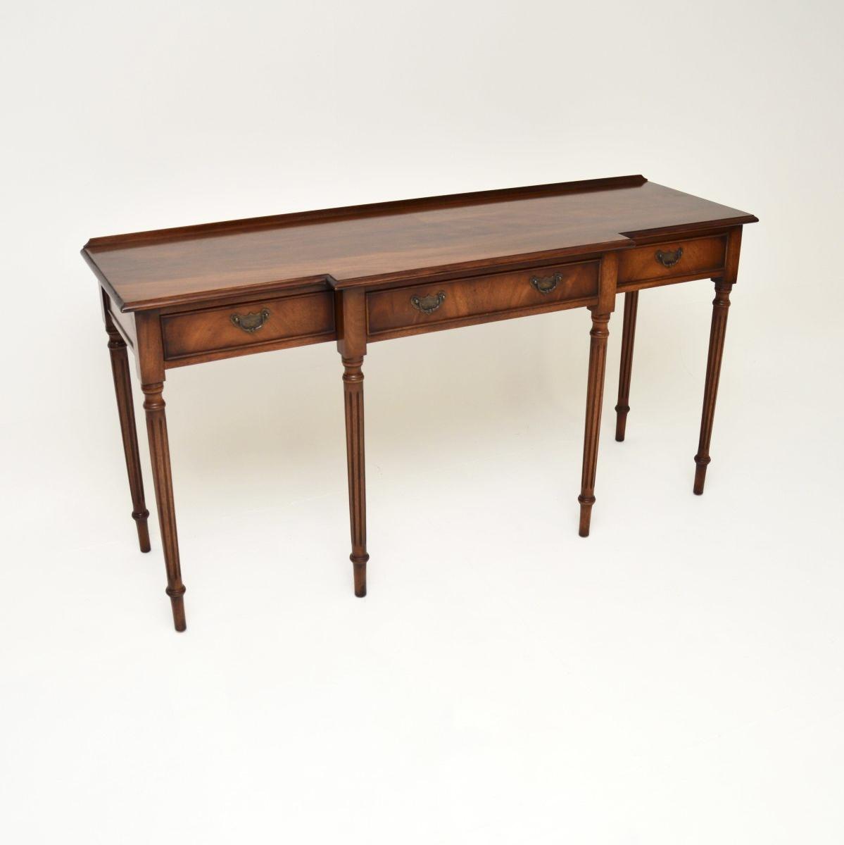 Georgian Style Mahogany Console Table (1 of 7)