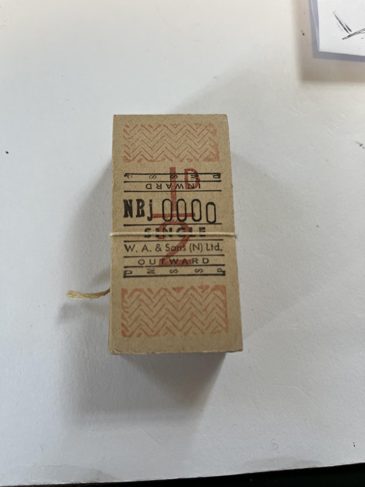 W. Alexander & Sons (Northern) Ltd. Bus Tickets Pack of 50 (1 of 3)