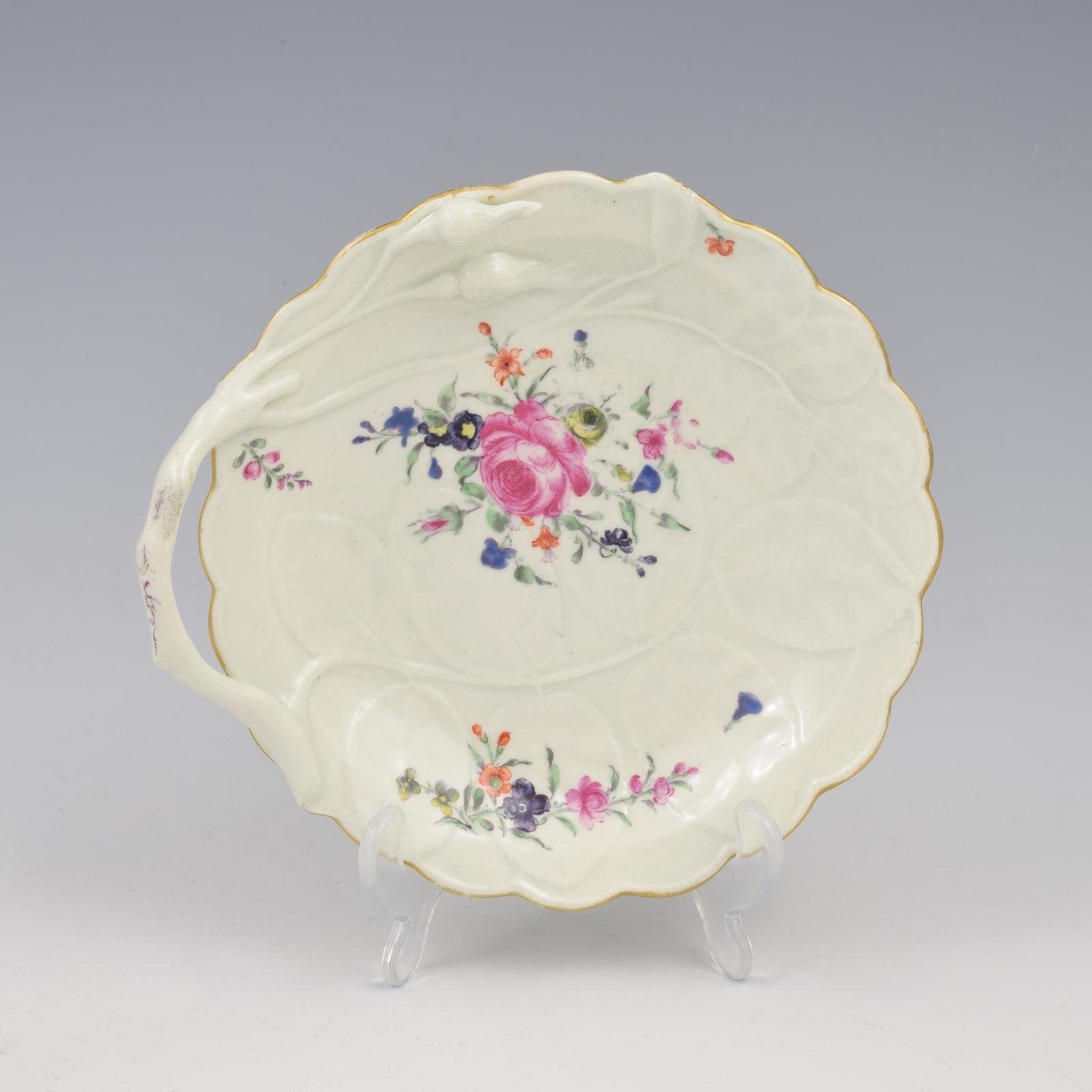 Stunning Dr Wall / First Period Worcester Porcelain Blind Earl Sweetmeat Dish c.1765 (1 of 9) Stunning Dr Wall / First Period Worcester Porcelain Blind Earl Sweetmeat Dish c.1765 (1 of 9)