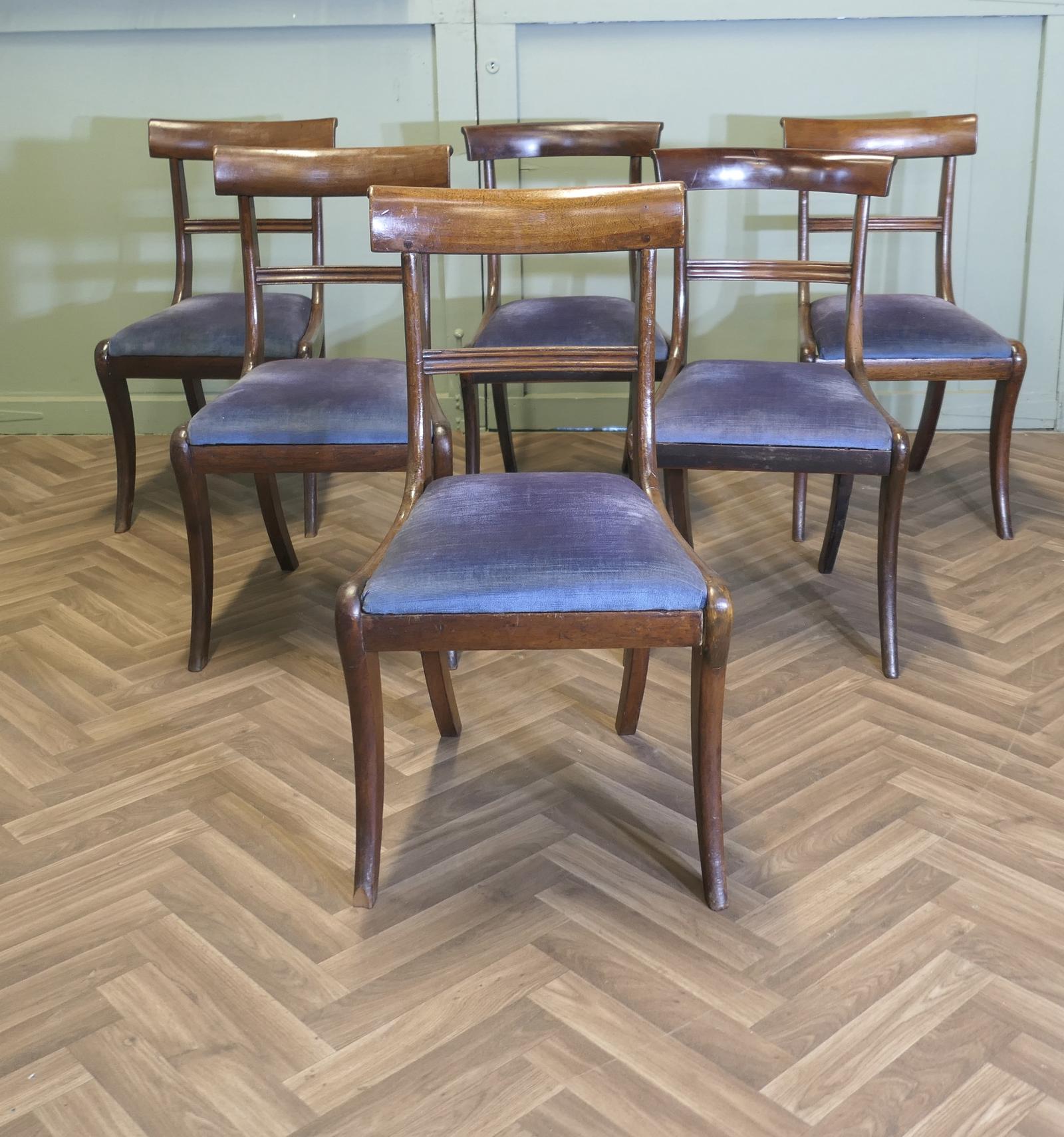 Set of 6 19th Century Regency Dining Chairs (1 of 5)