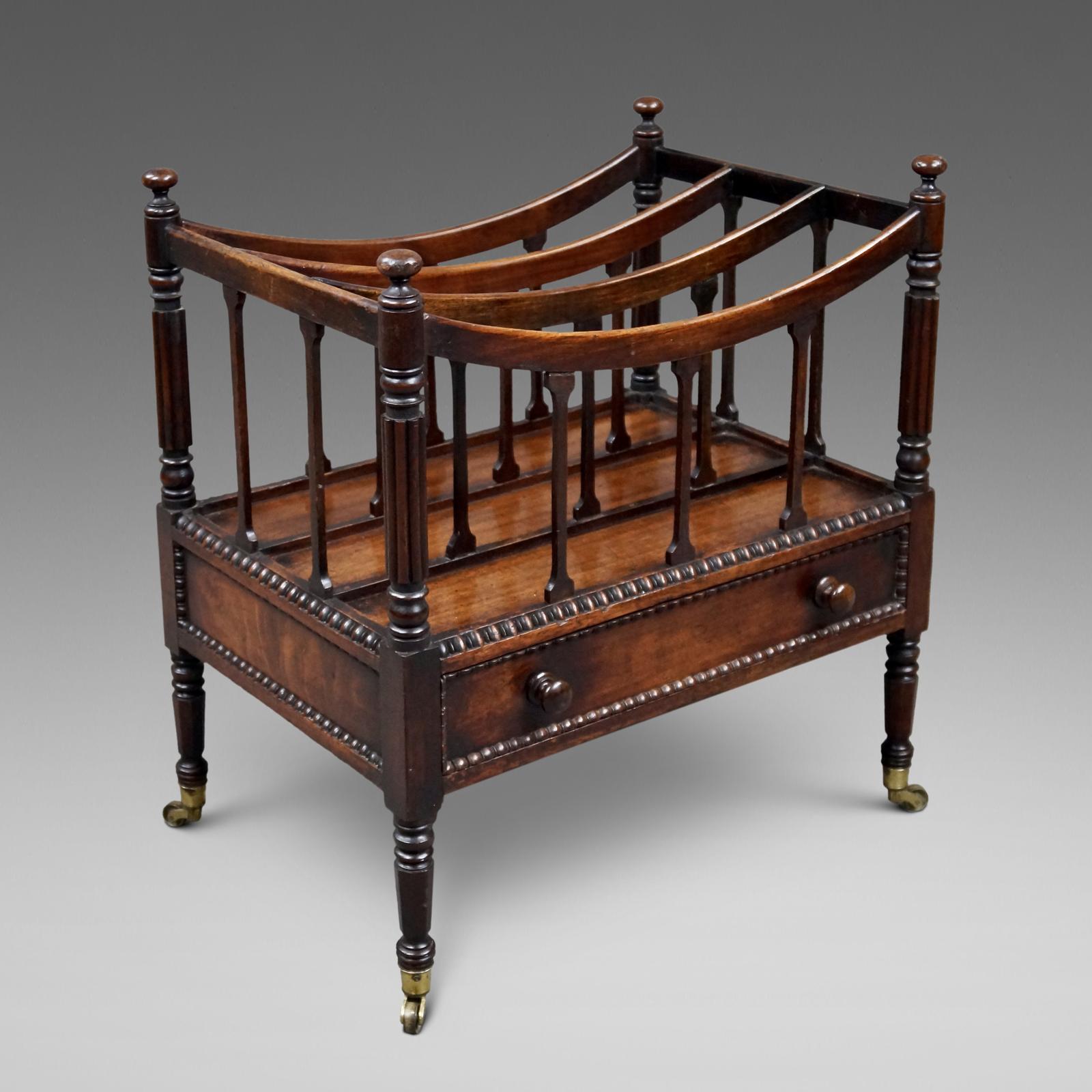An Unusual William IV Mahogany Canterbury (1 of 4) An Unusual William IV Mahogany Canterbury (1 of 4)