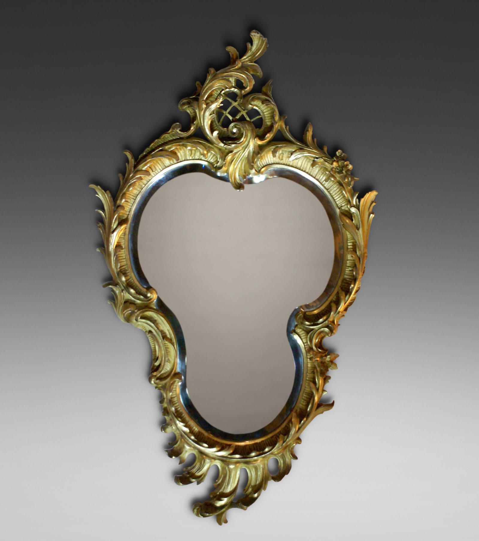Superb 19th Century Gilt Frame Wall Mirror (1 of 4)