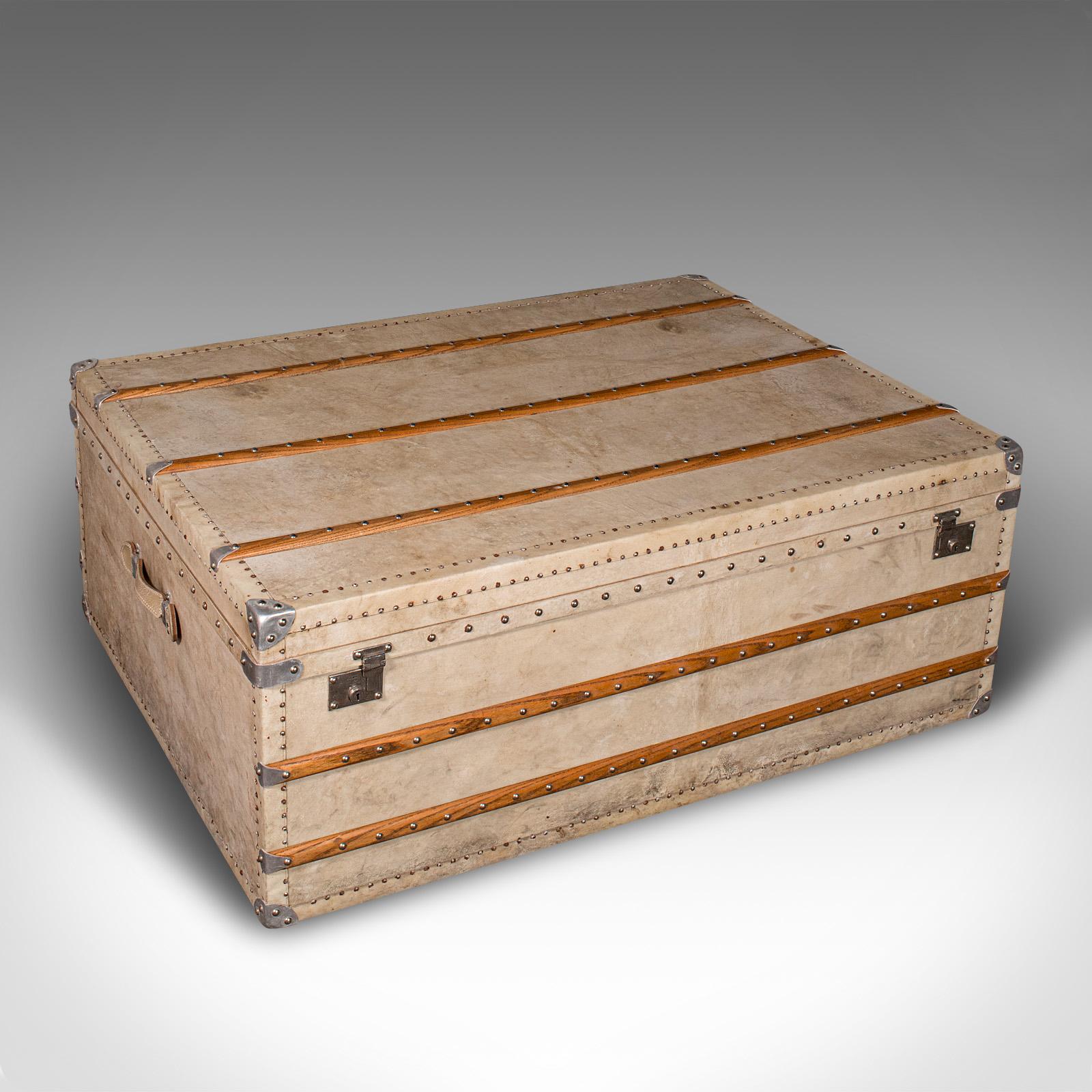 Gigantic Antique Shop's Display Chest, English, Vellum, Oak, Trunk, Coffee Table (1 of 12) Gigantic Antique Shop's Display Chest, English, Vellum, Oak, Trunk, Coffee Table (1 of 12)