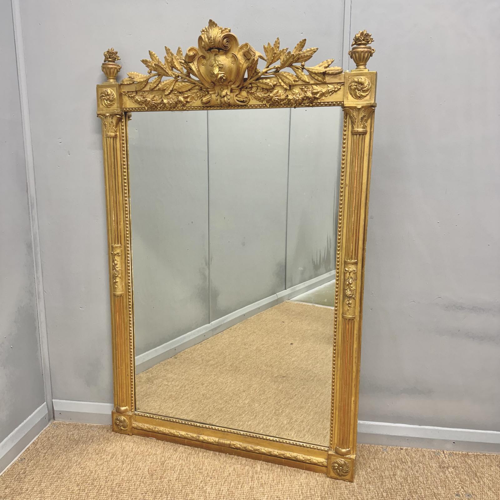 French Water Gilt Mirror by Arsène Rochette of Versailles (1 of 9) French Water Gilt Mirror by Arsène Rochette of Versailles (1 of 9)