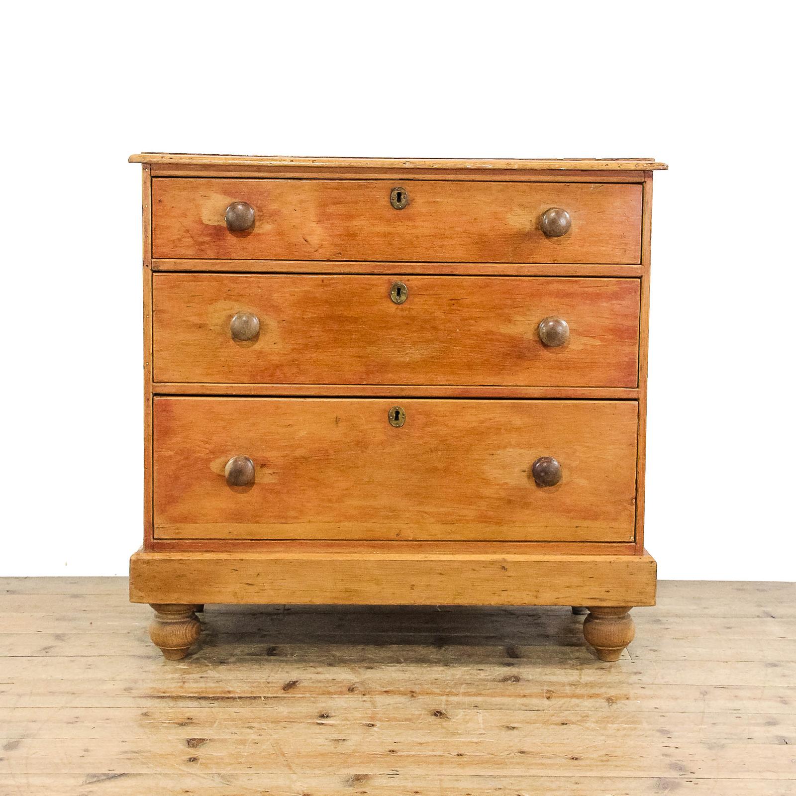 Antique Victorian Pine Chest of Drawers (1 of 9)