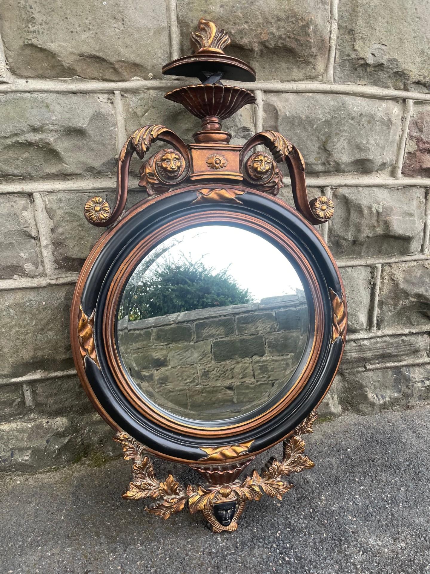 Quality Ebonised & Gilt Wall Mirror (1 of 11) Quality Ebonised & Gilt Wall Mirror (1 of 11)