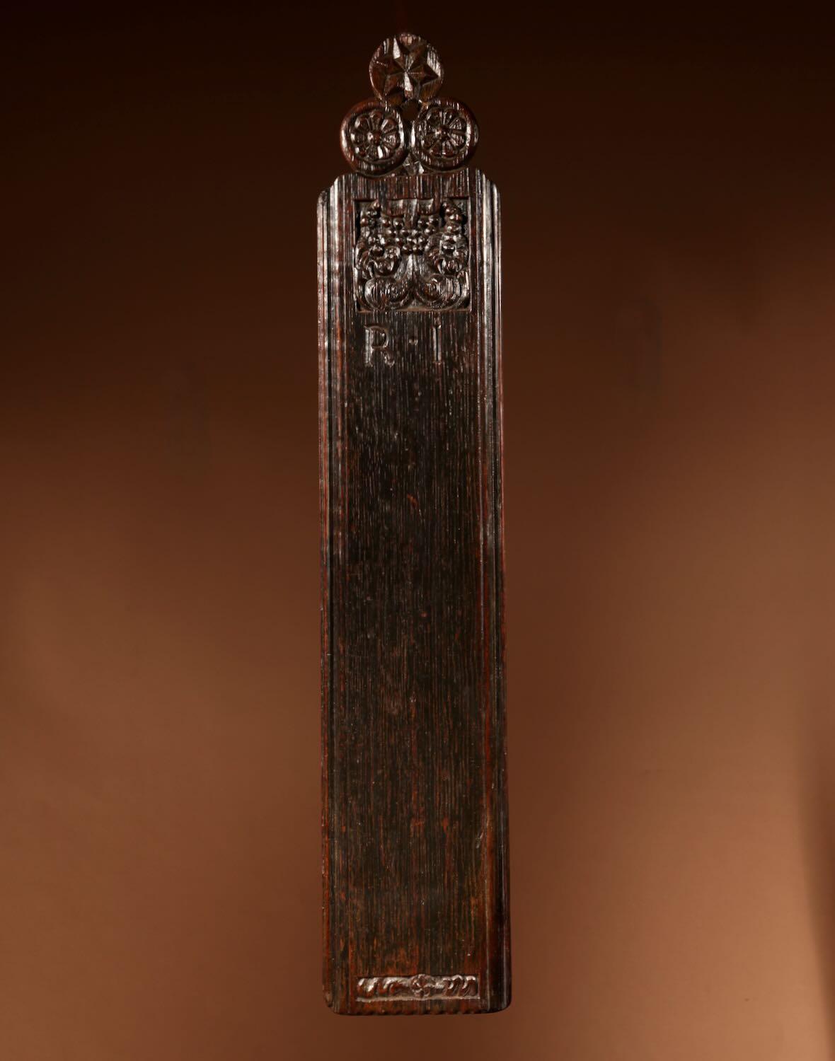 Very Rare Oak Dutch Mangling Board 17th Century (1 of 7)
