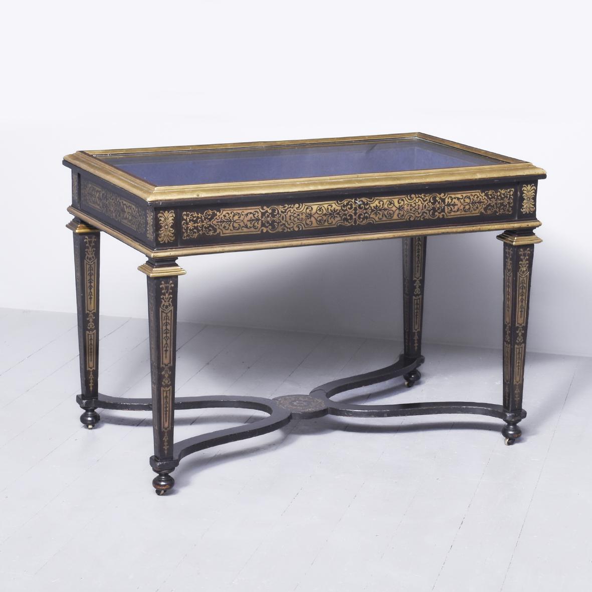 Brass Inlaid Display / Bijouterie Table (1 of 10)