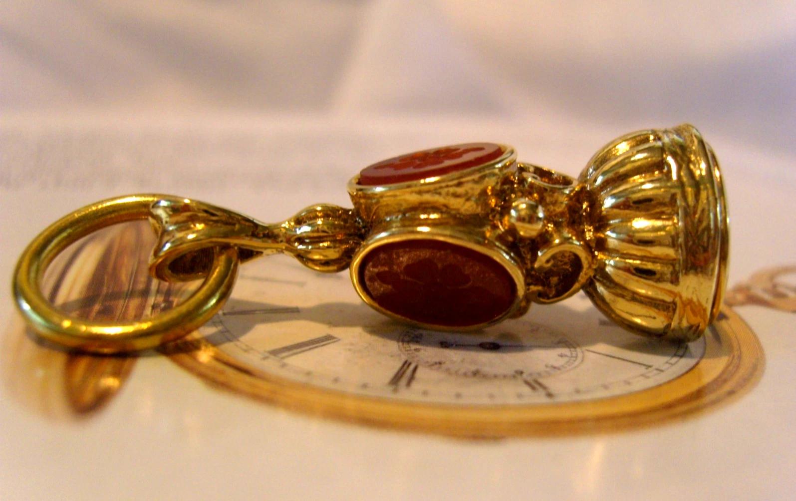 Pocket Watch Chain Fob 12ct Gold Plated Secret Compartment 1960s Victorian Style (1 of 11) Pocket Watch Chain Fob 12ct Gold Plated Secret Compartment 1960s Victorian Style (1 of 11)