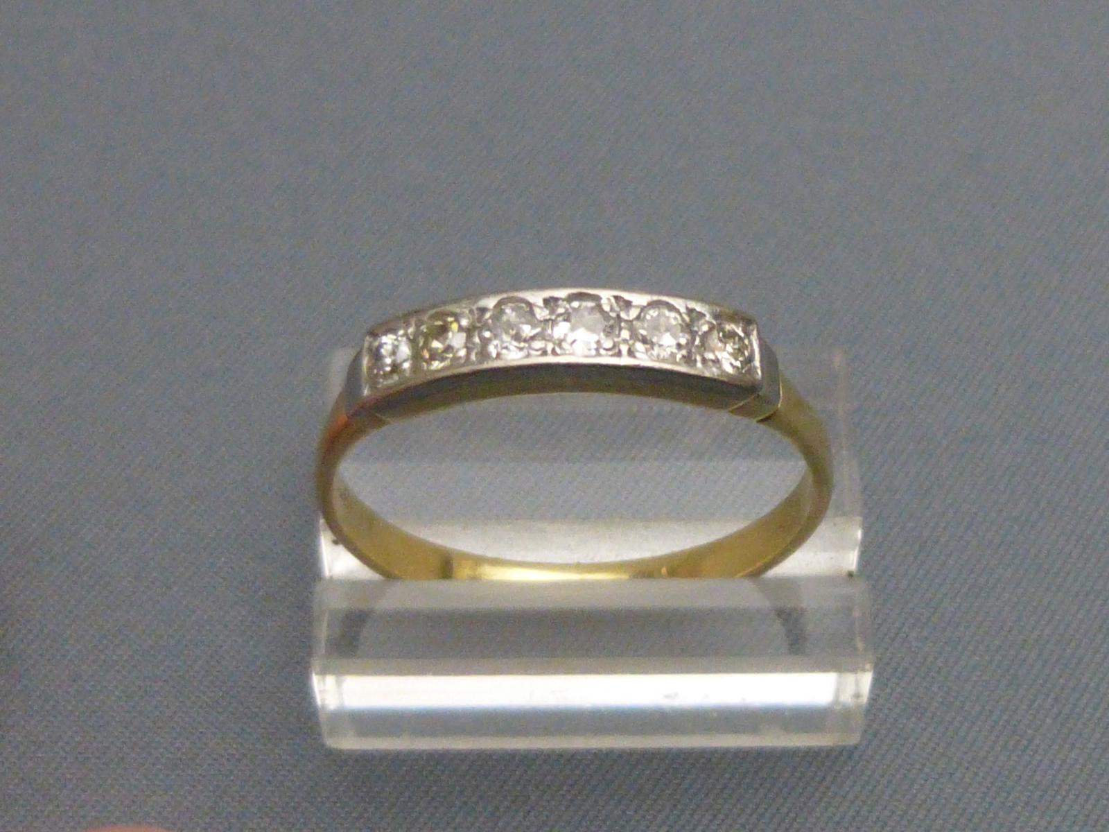 18ct Gold, Diamond, Half Eternity Ring (1 of 5)