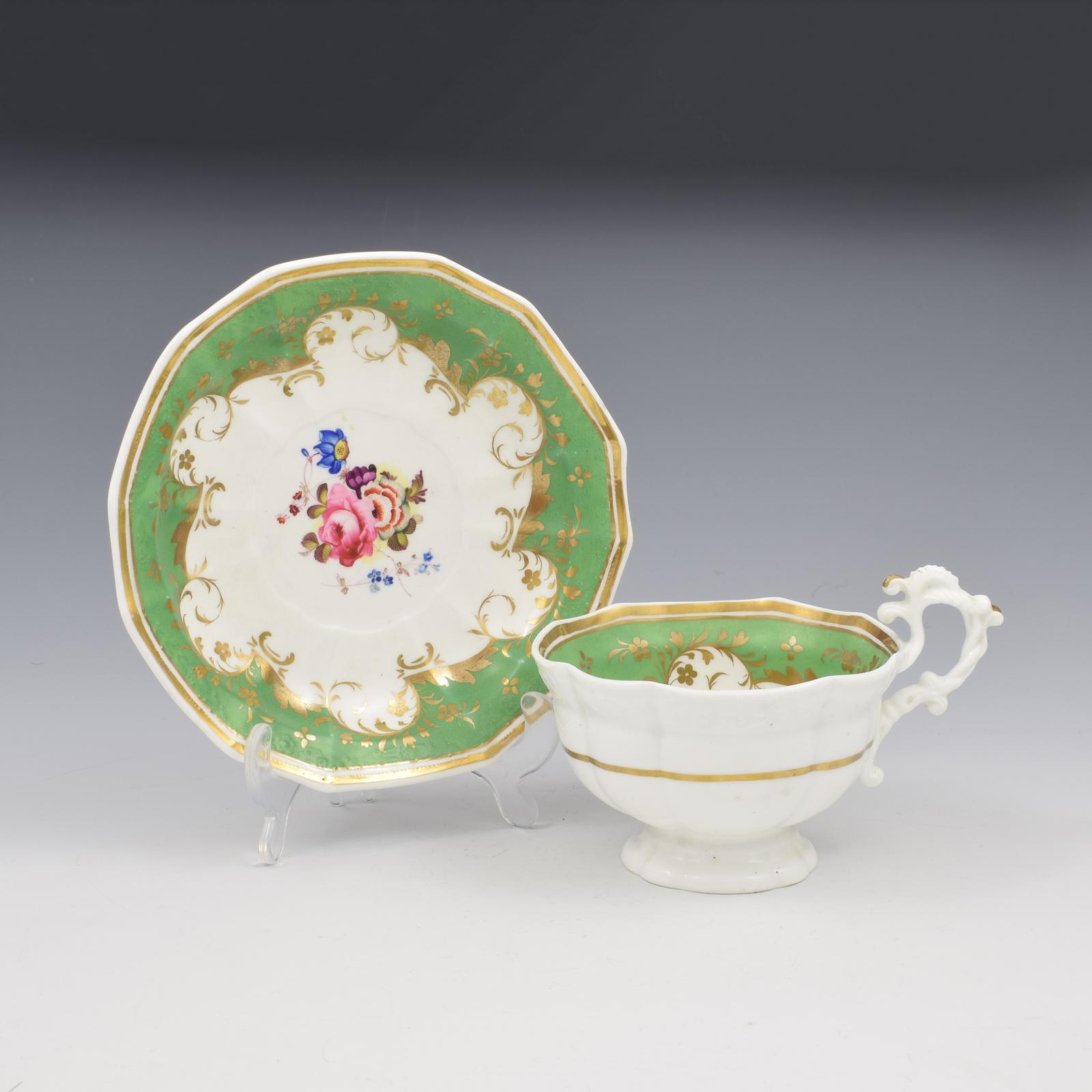 Stunning Regency Porcelain Factory 22 Teacup & Saucer c.1825 (1 of 12) Stunning Regency Porcelain Factory 22 Teacup & Saucer c.1825 (1 of 12)
