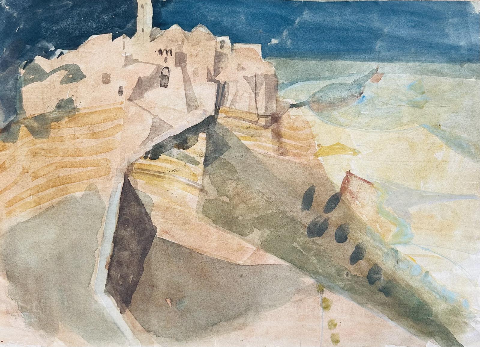 Original Watercolour 'Italian Hill Town' by Peter Potworowski 1898-1962 (1 of 1)