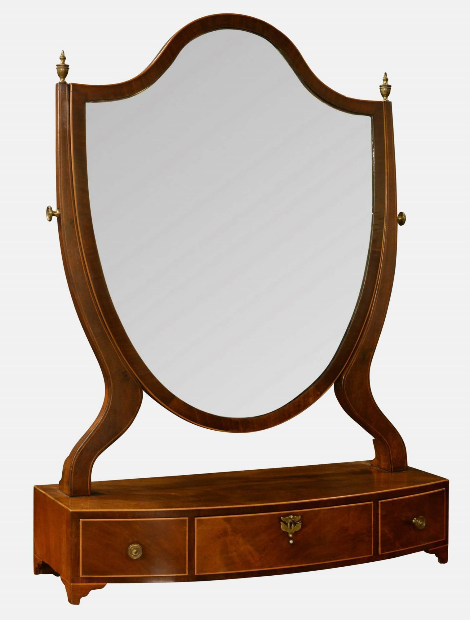 George III Mahogany Dressing Table Mirror (1 of 1) George III Mahogany Dressing Table Mirror (1 of 1)