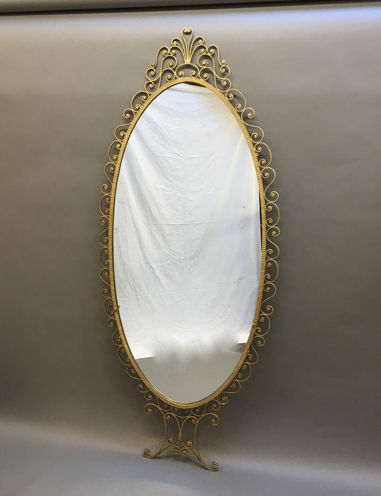Large French Gilt Mirror (1 of 9)