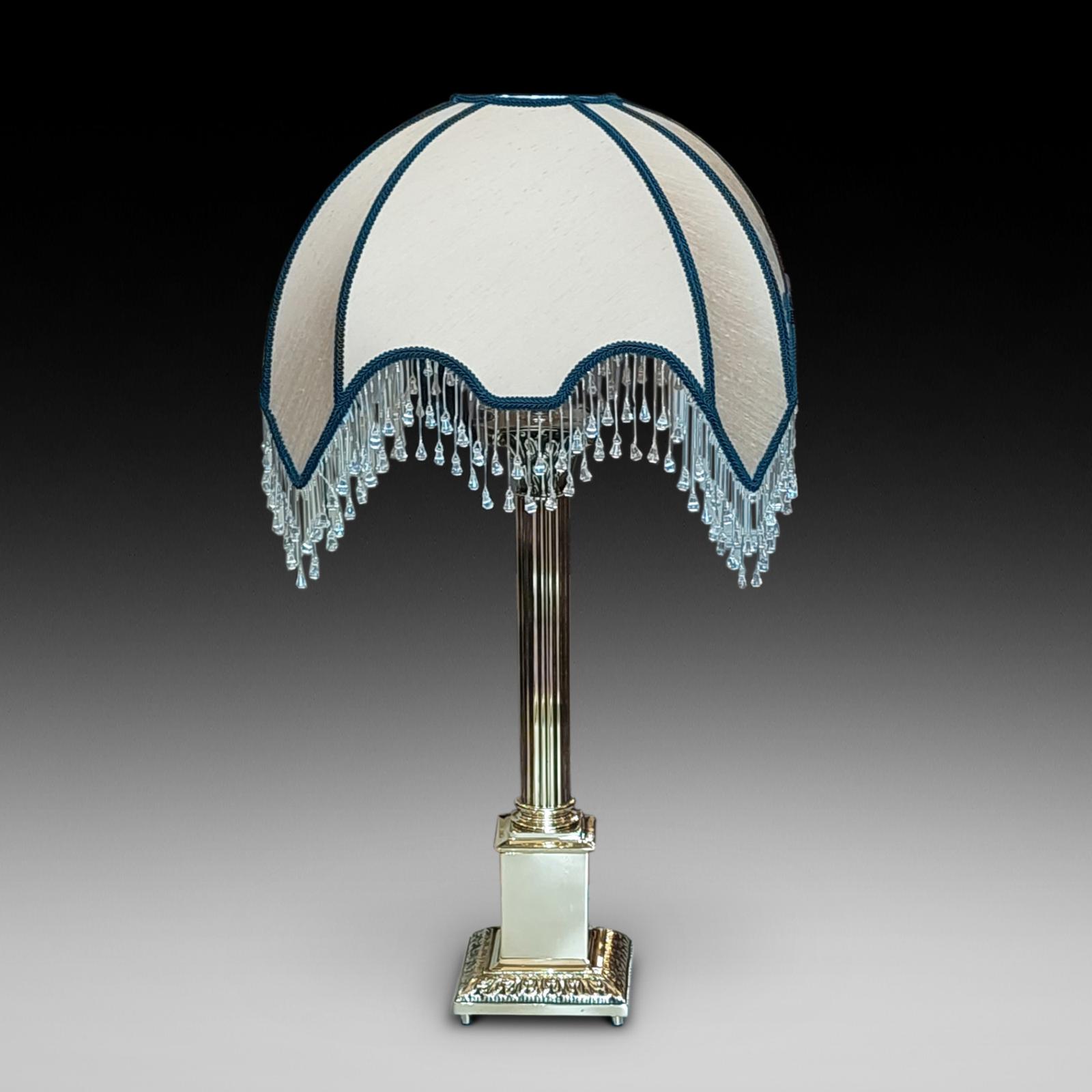 1920 / 1930s Brass Table Lamp (1 of 8)