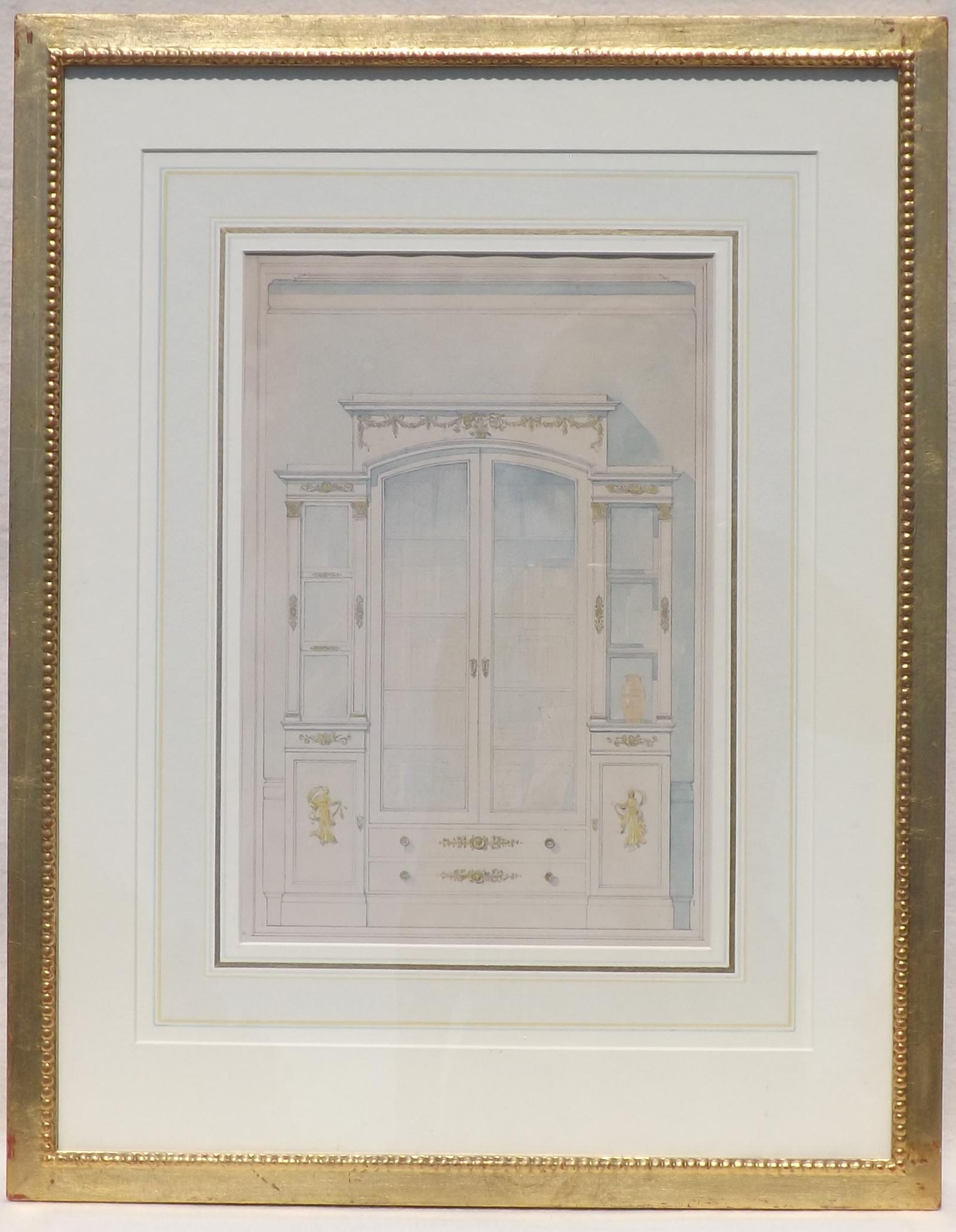 Pair of Watercolour Furniture Designs (1 of 2) Pair of Watercolour Furniture Designs (1 of 2)