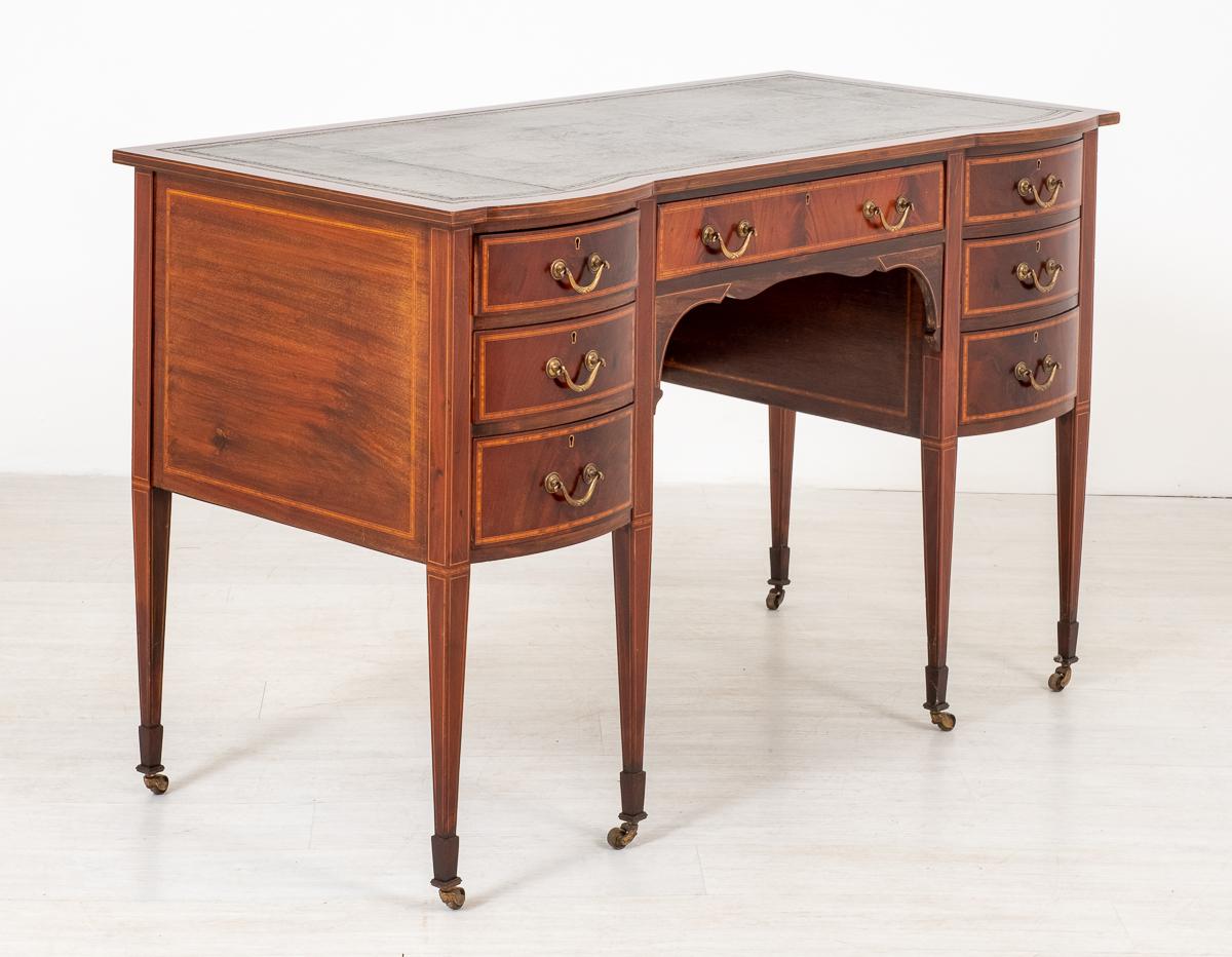 Sheraton Revival Mahogany Writing Desk (1 of 12) Sheraton Revival Mahogany Writing Desk (1 of 12)