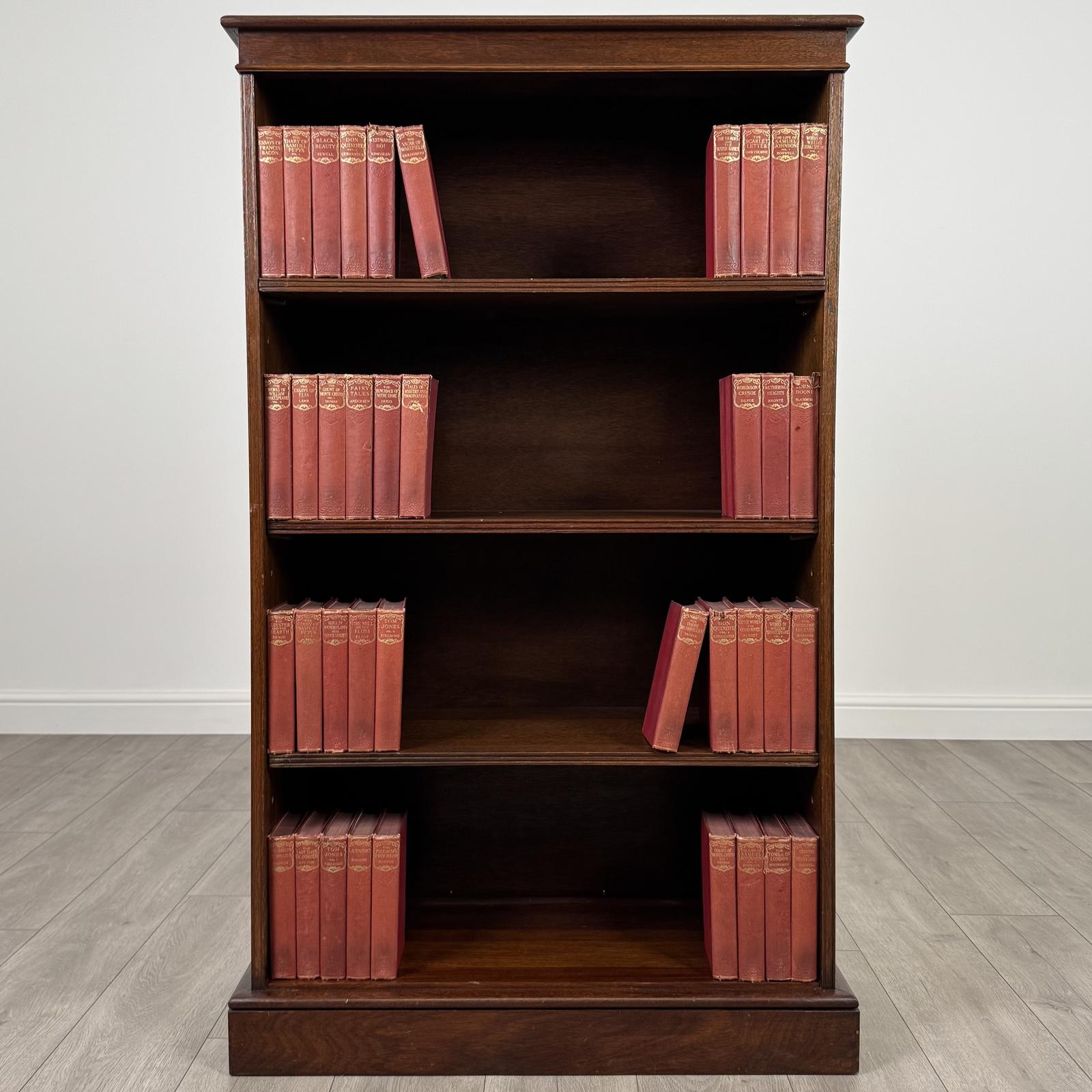 Antique 20th Century Open Bookcase in Mahogany (1 of 10)