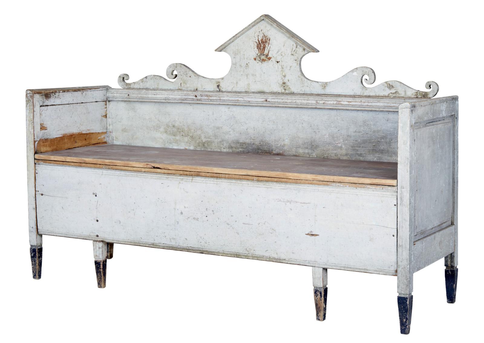 Swedish Early 19th Century Gustavian Painted Sofa (1 of 9)