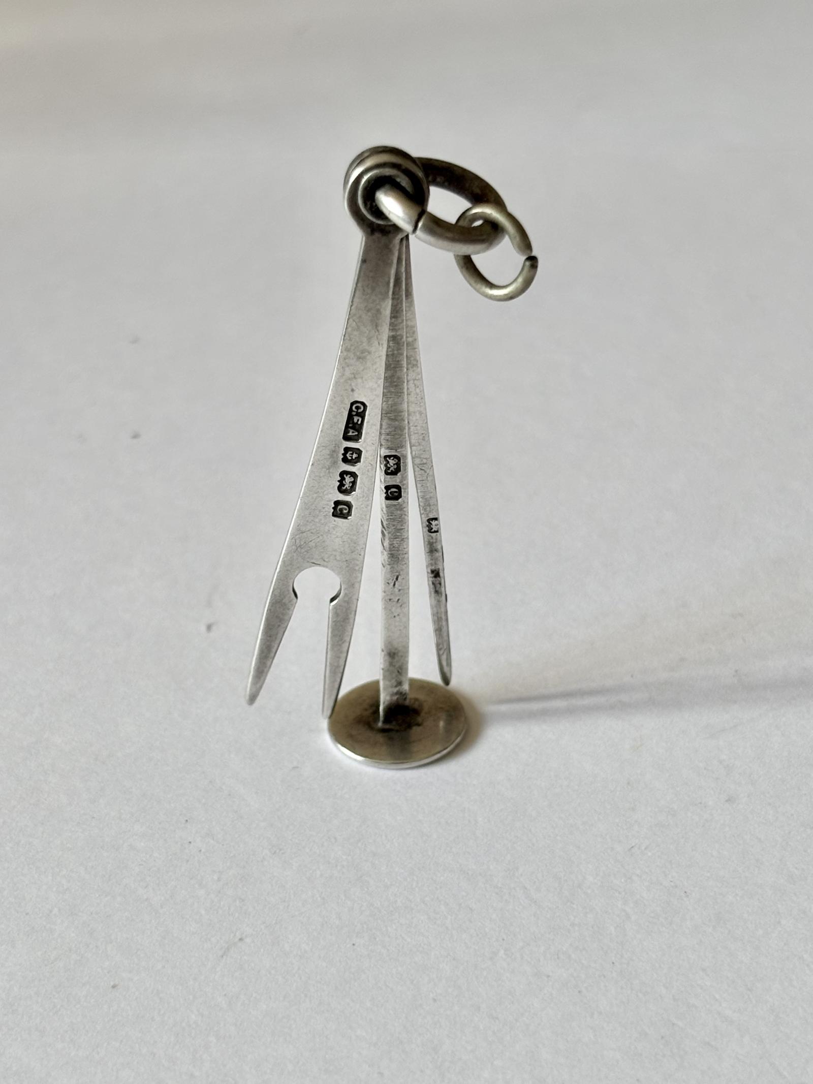 Edwardian Silver Pipe Tool Set - Tamper HM Birmingham 1902 Charles Edward Adams (1 of 9) Edwardian Silver Pipe Tool Set - Tamper HM Birmingham 1902 Charles Edward Adams (1 of 9)