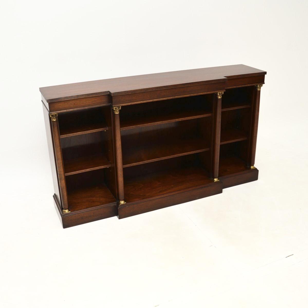 Neoclassical Style Mahogany Open Bookcase (1 of 8) Neoclassical Style Mahogany Open Bookcase (1 of 8)