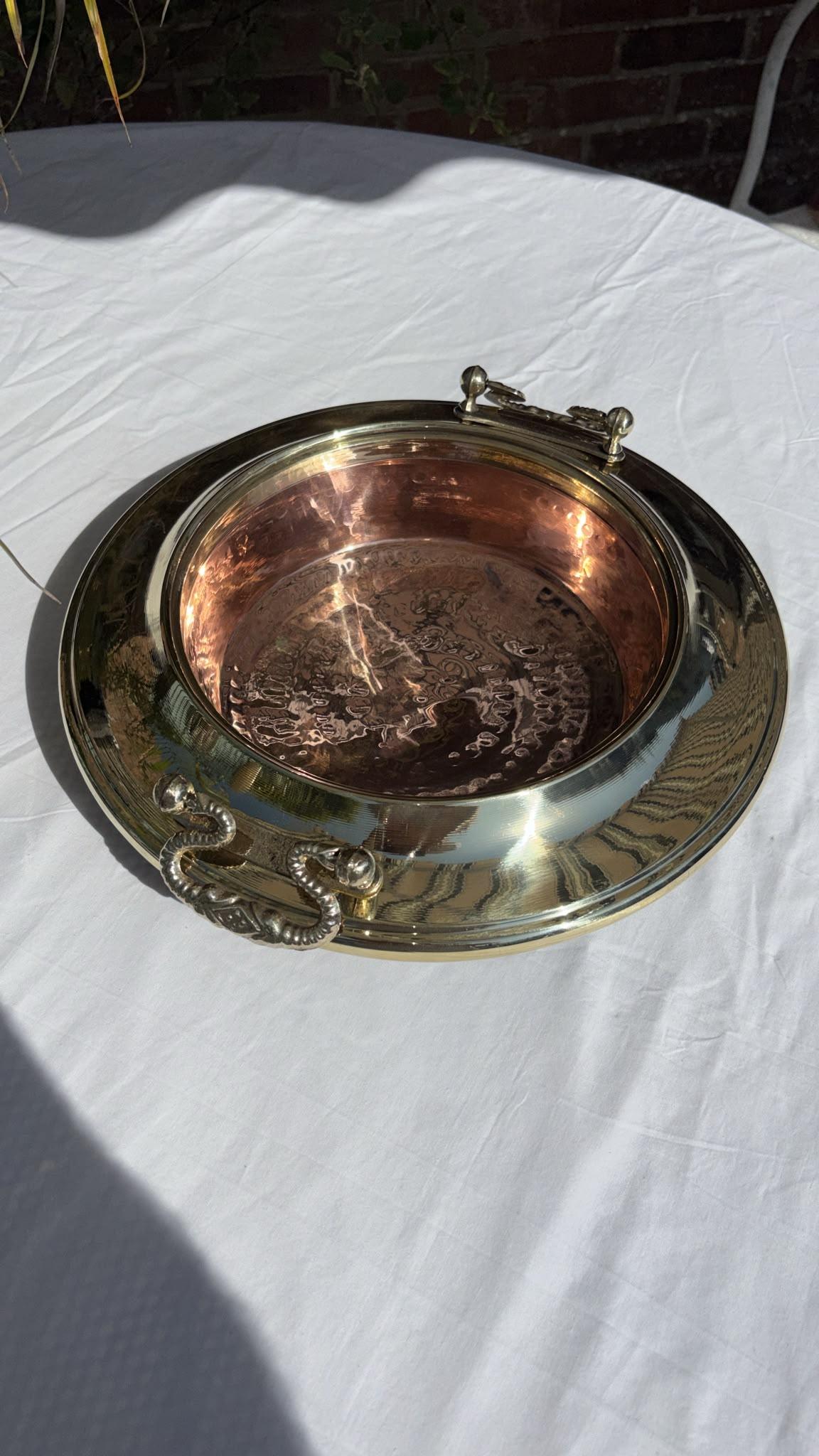 Beautiful Bi-metallic Brass & Copper Bowl (1 of 3) Beautiful Bi-metallic Brass & Copper Bowl (1 of 3)
