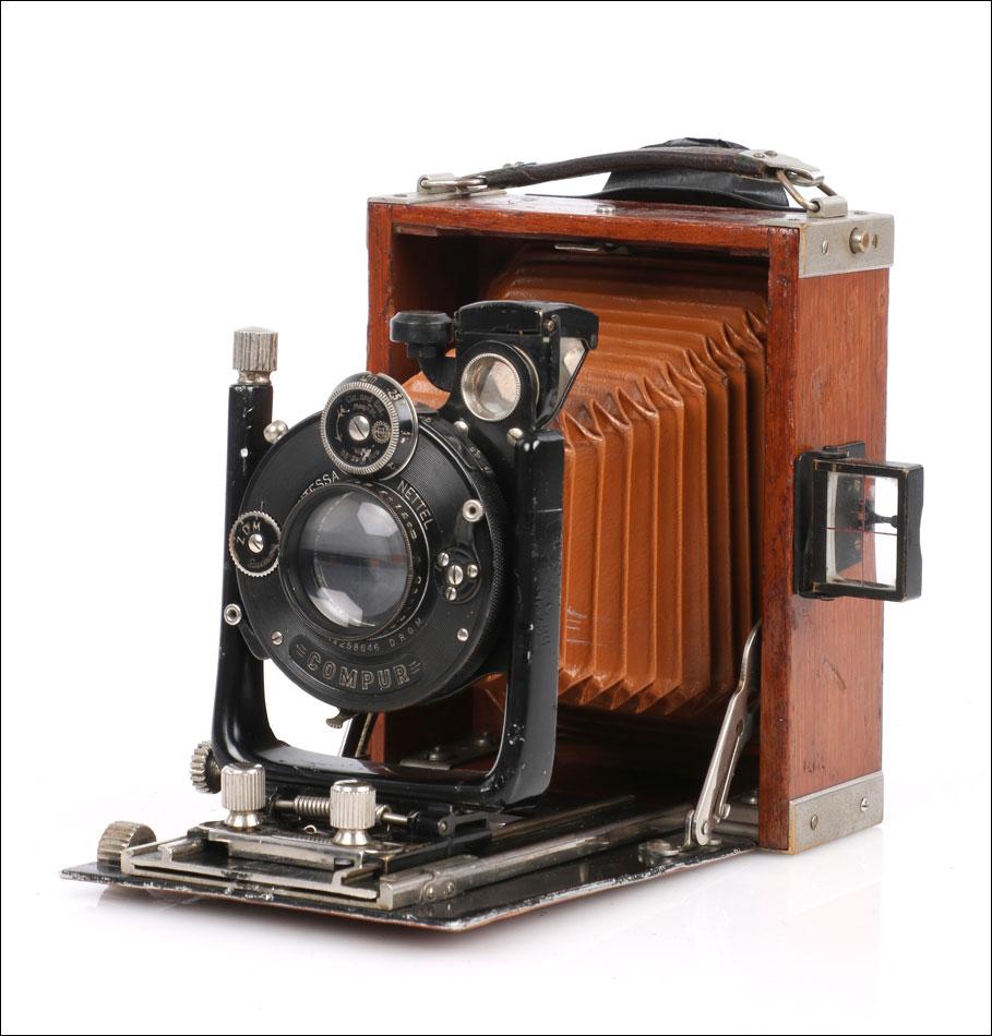 Antique Contessa-Nettel Sonnet Tropen 9x12 Camera. Sealed Cartridge. Germany 1920 (1 of 18)