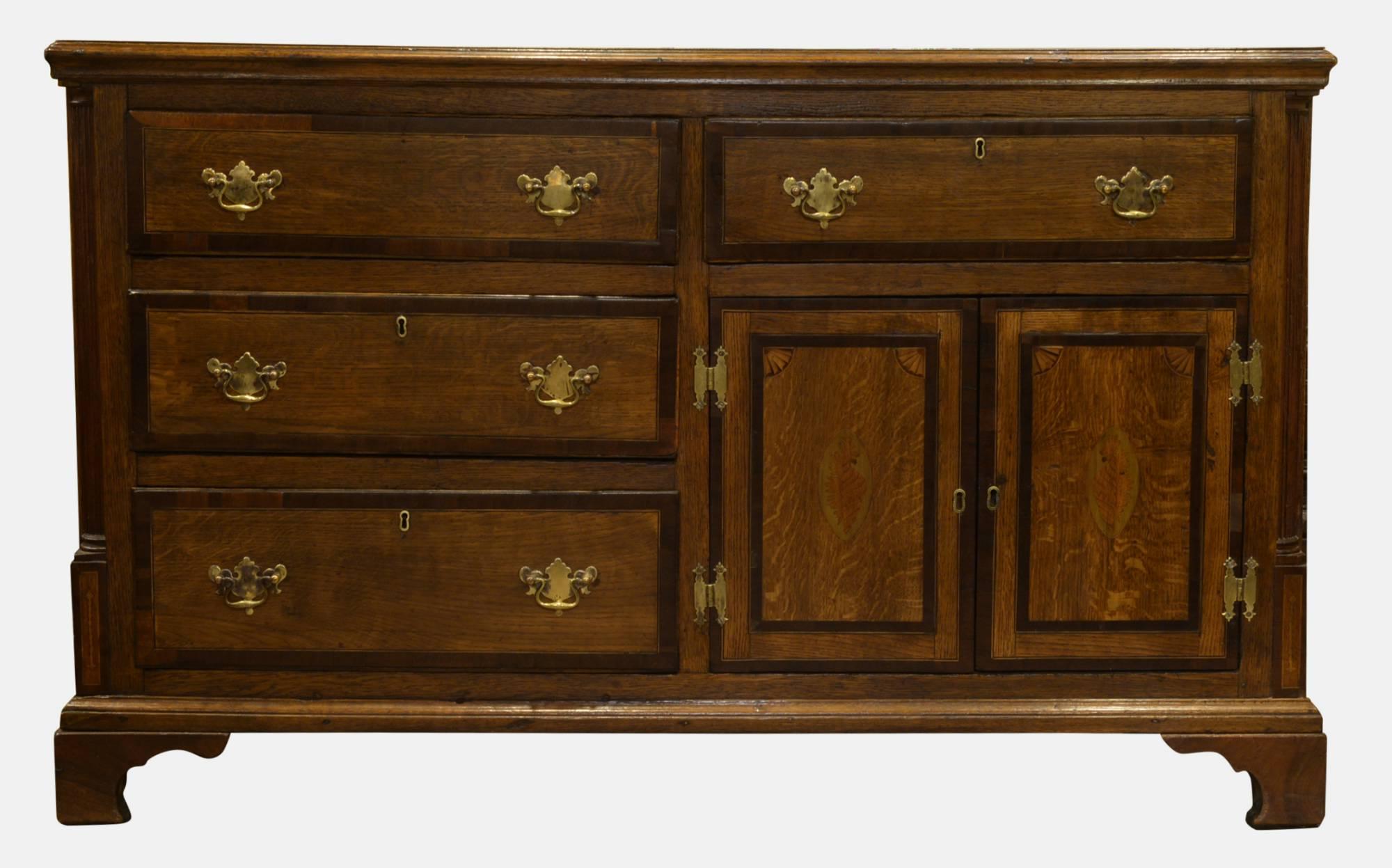 19th Century Oak Dresser Base (1 of 1) 19th Century Oak Dresser Base (1 of 1)