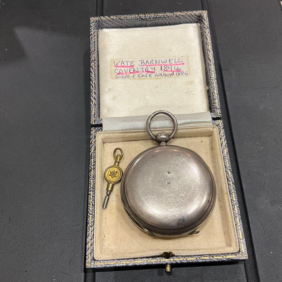 Coventry Silver Pocket Watch by Kate Barnwell 1894 (1 of 1)