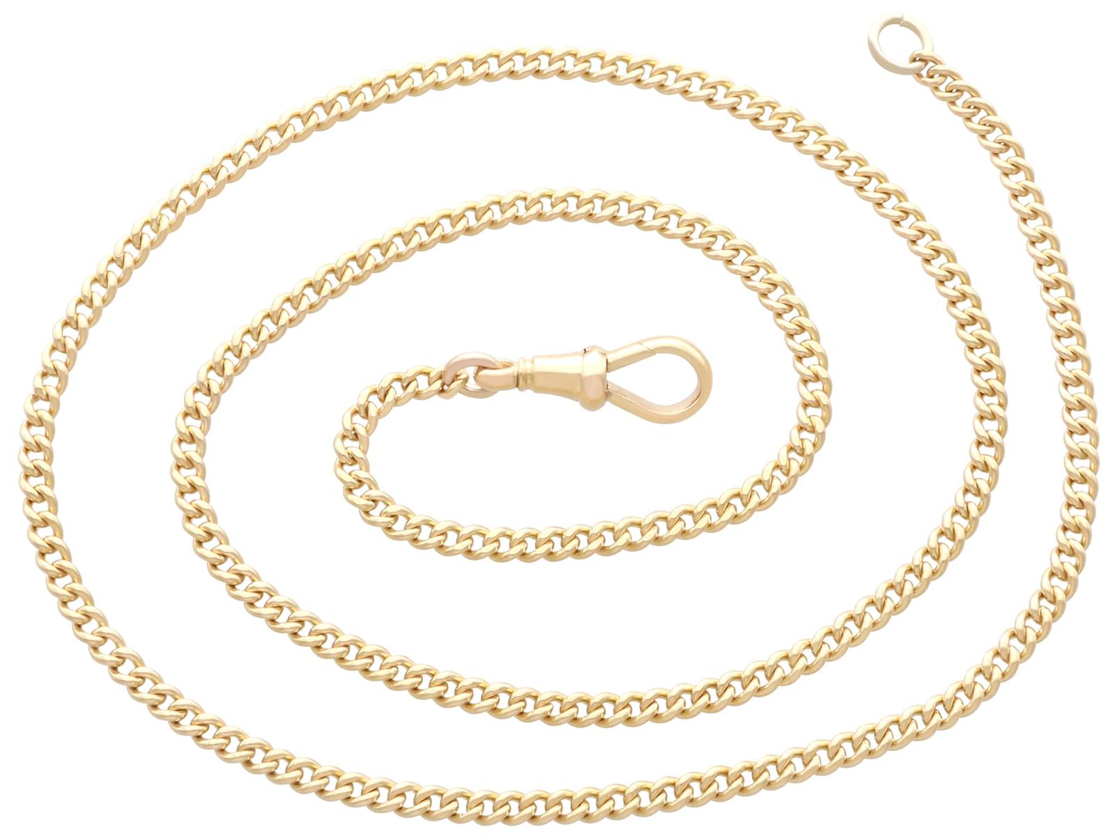 Antique 18ct Yellow Gold Watch Chain Circa 1900 (1 of 17)