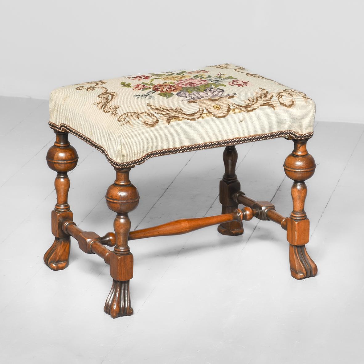 Carolean Style Stool (1 of 6)