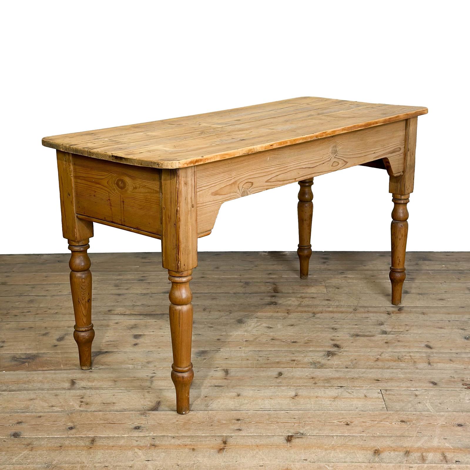 Antique Narrow Stripped Pine Kitchen Table (1 of 10) Antique Narrow Stripped Pine Kitchen Table (1 of 10)