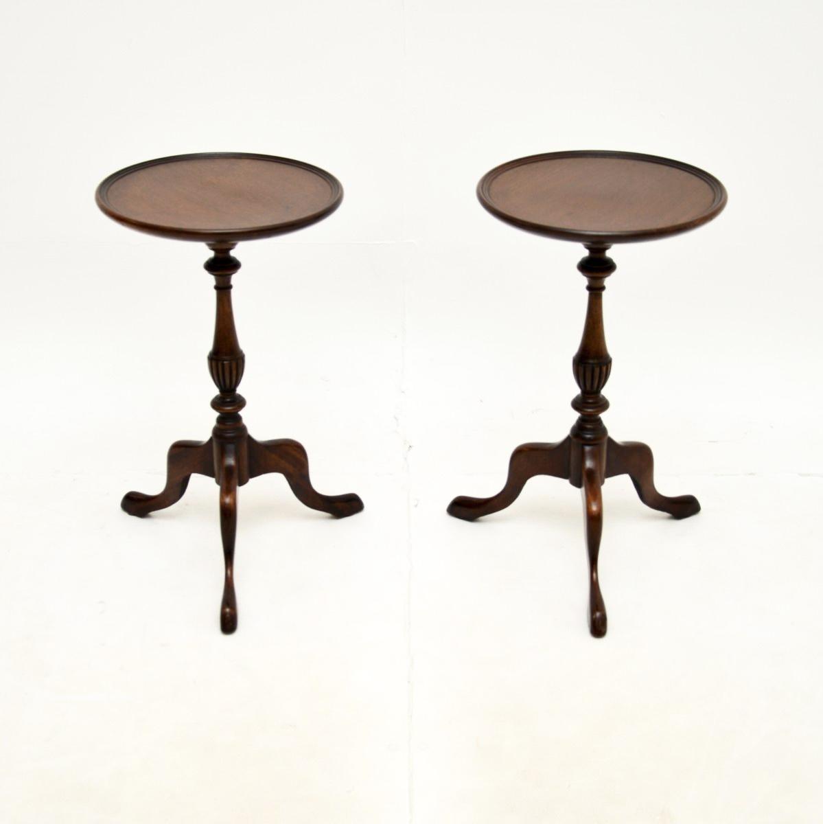 Pair of Mahogany Wine Tables (1 of 6)
