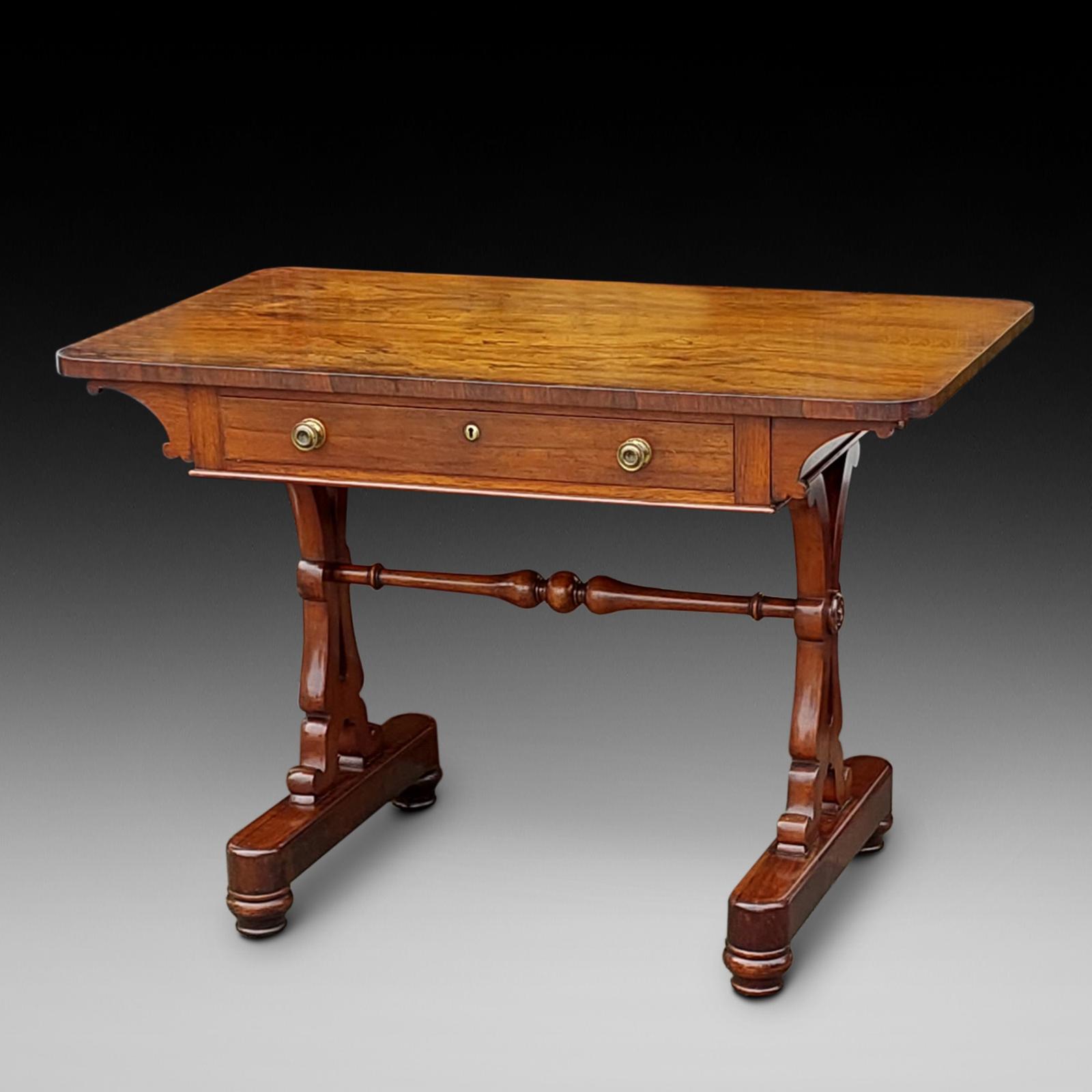 Regency Rosewood Sofa Table (1 of 10)