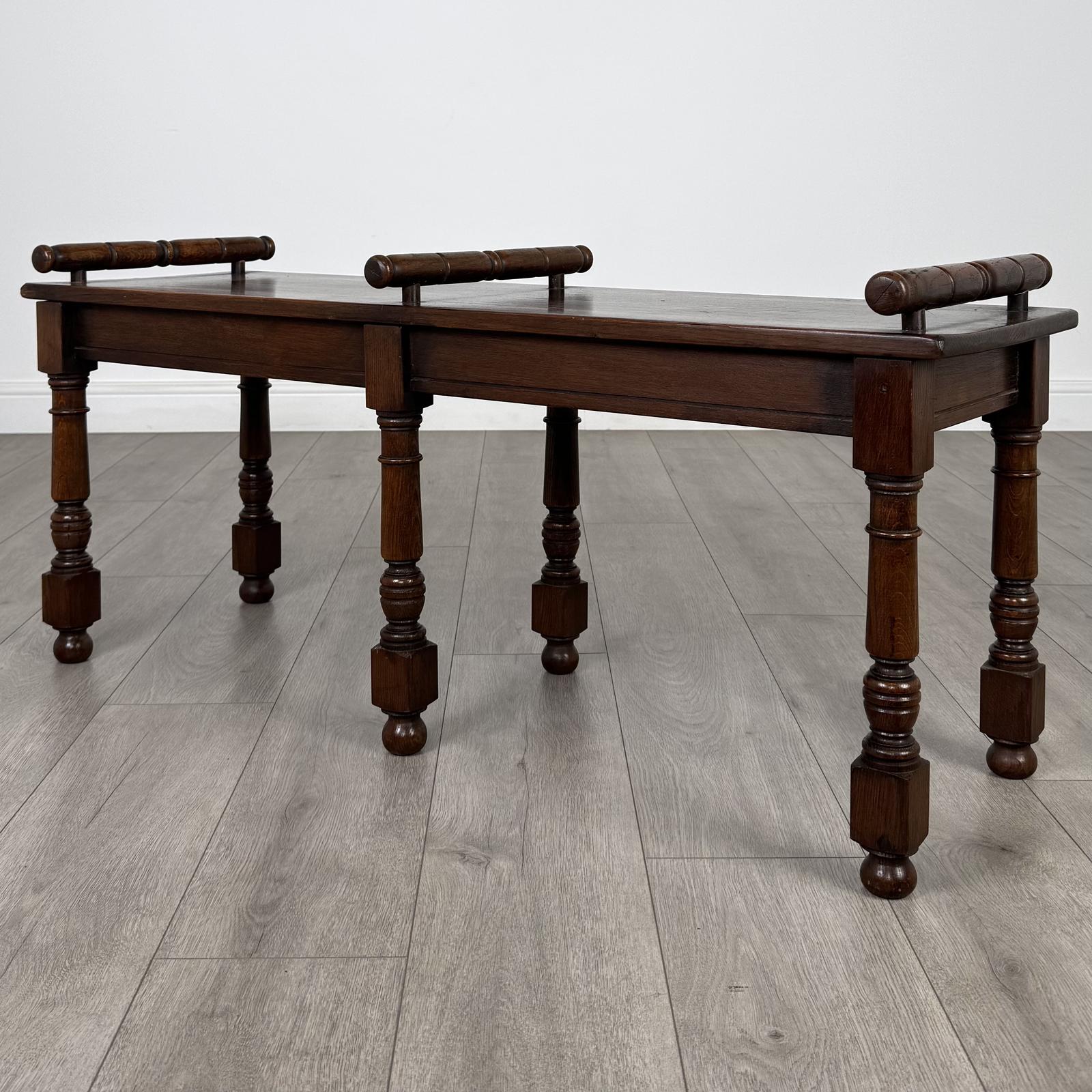 Antique 20th Century Hall Bench / Window Seat in Oak (1 of 9) Antique 20th Century Hall Bench / Window Seat in Oak (1 of 9)