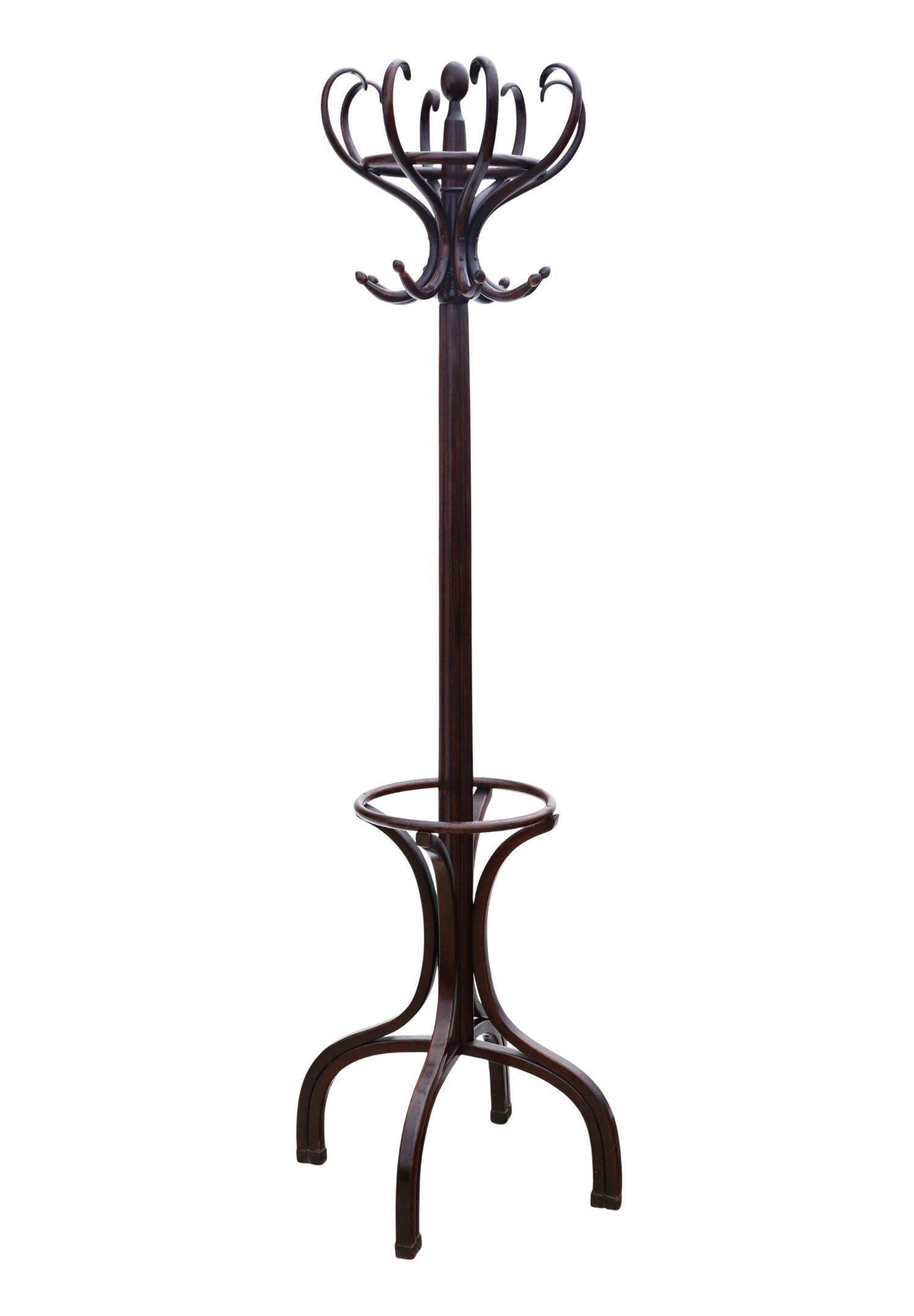 Antique Bentwood Hall Stand - Fine Quality for Hats, Coats, Sticks & Umbrellas c.1900 (1 of 3)