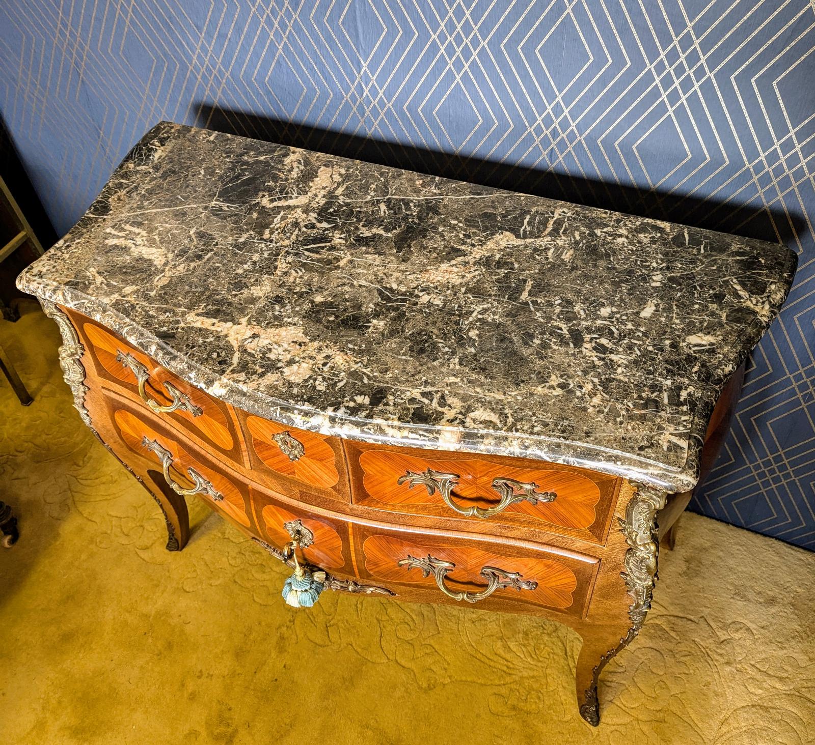 French Kingwood Bombe Commode (1 of 9)